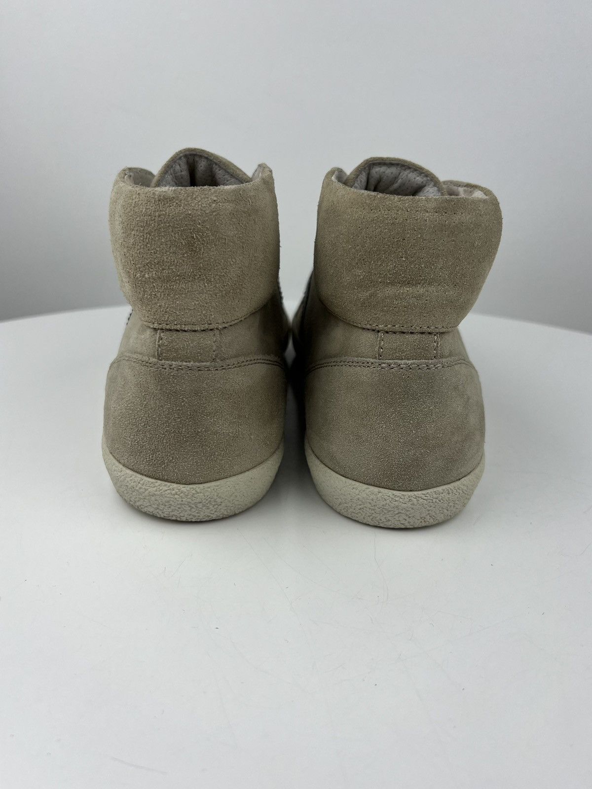 Moncler MONCLER Sneakers Suede Hi Top Shoes Patch Logo RWB Stripe Size US 10 / EU 43 - 13 Thumbnail