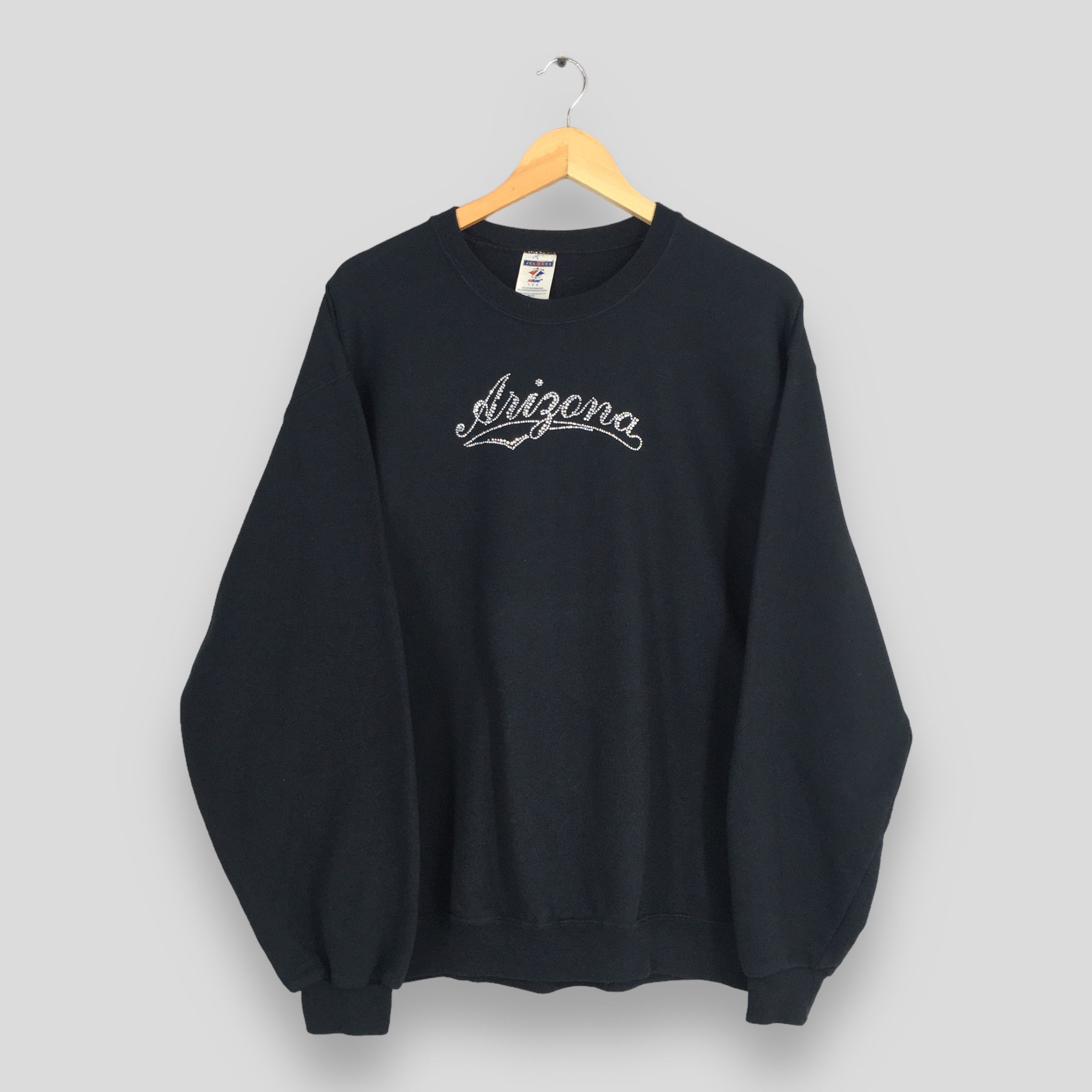 Arizona Jean Co. × Jerzees Vintage Arizona State Black Sweatshirt Large Size US L / EU 52-54 / 3 - 1 Thumbnail