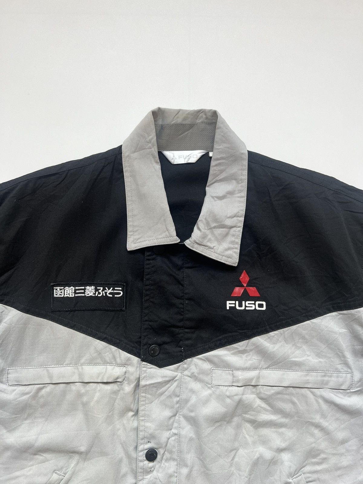 Japanese Brand Vintage 90's Mitsubishi Fuso Racing Workers Jacket Size US L / EU 52-54 / 3 - 4 Thumbnail
