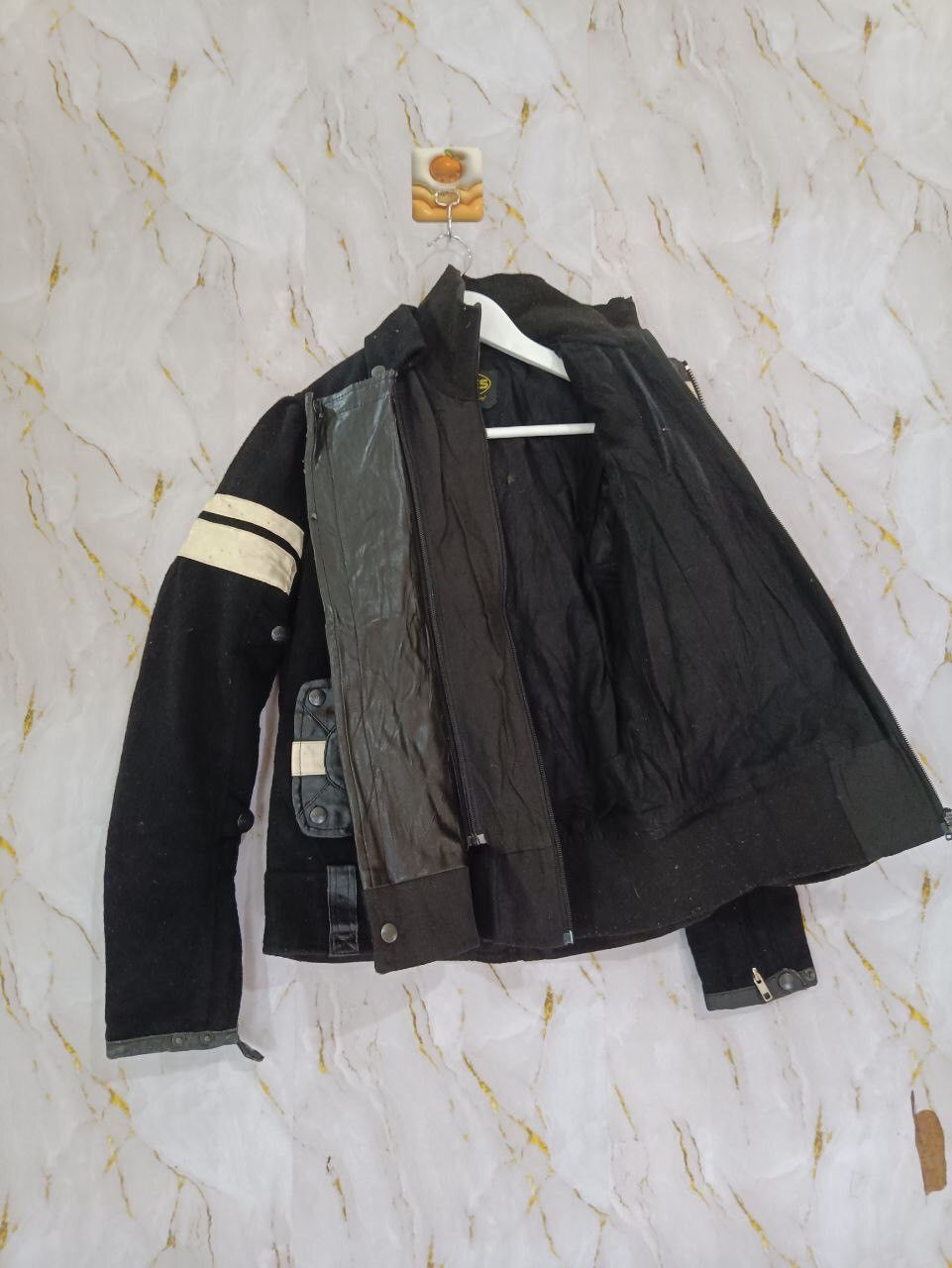 Bates Hats BATES LONG BEACH RACING BIKERS JACKET Size US S / EU 44-46 / 1 - 3 Thumbnail