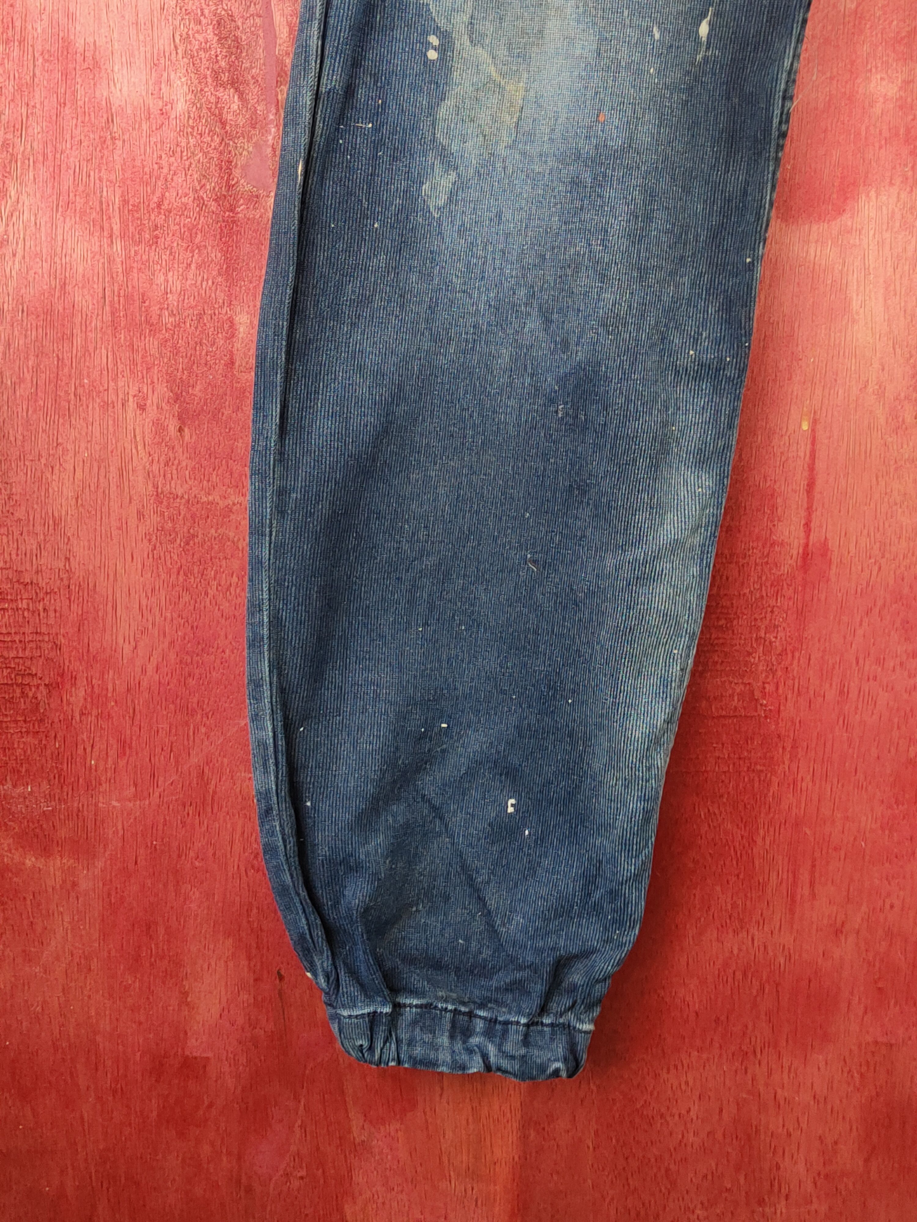 Japanese Brand × Vintage Scot.Inc Blue Faded Distressed Ripped Jogger Jeans #S1852 Size US 32 / EU 48 - 4 Thumbnail