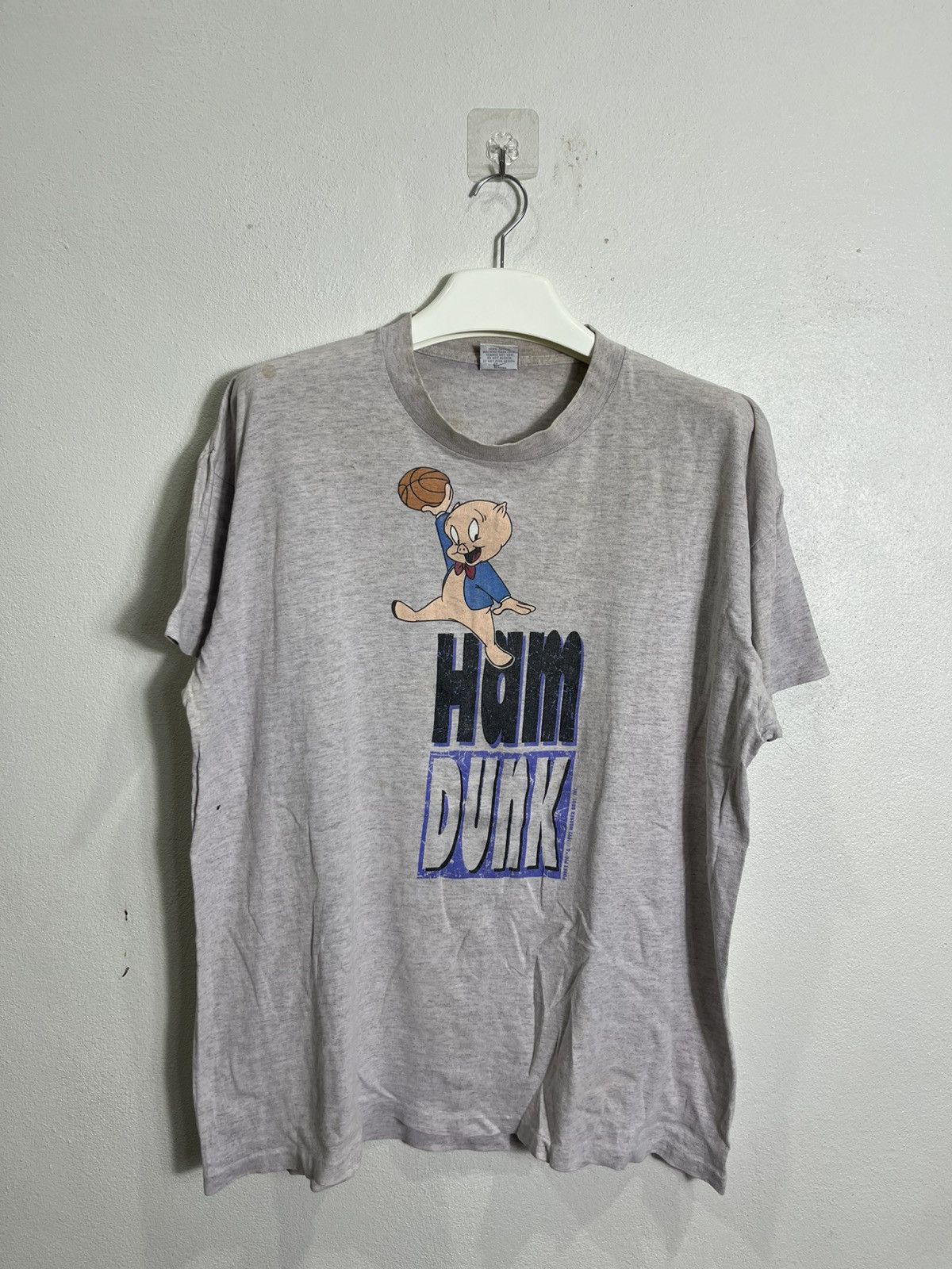 Vintage RARE!!Vintage 90s Space Jam By Nike tshirt Size US XL / EU 56 / 4 - 1 Thumbnail
