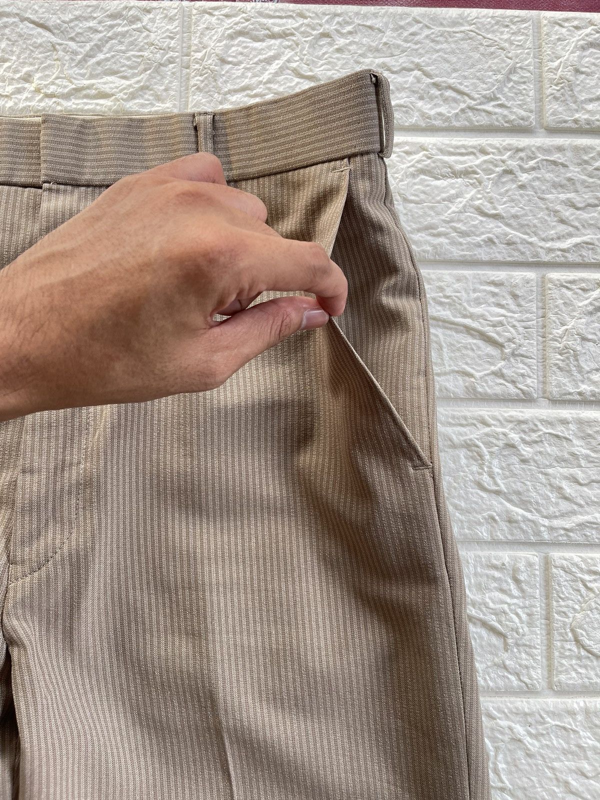 Christian Dior Monsieur Slack Vintage Monsieur Casual Wide Leg Pants Size 30" / US 8 / IT 44 - 9 Thumbnail
