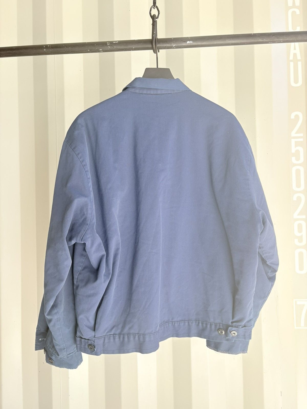 Vintage Thrashed BMW Work Jacket Sun Faded Distressed ERD GRUNGE Size US XL / EU 56 / 4 - 3 Thumbnail