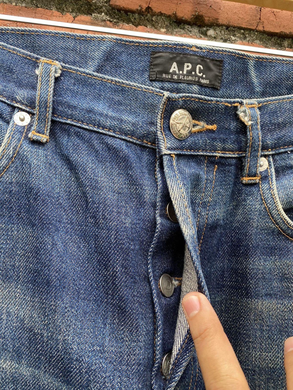 A.P.C. W32x34 A.P.C redline japanese brand denime Size US 32 / EU 48 - 4 Thumbnail