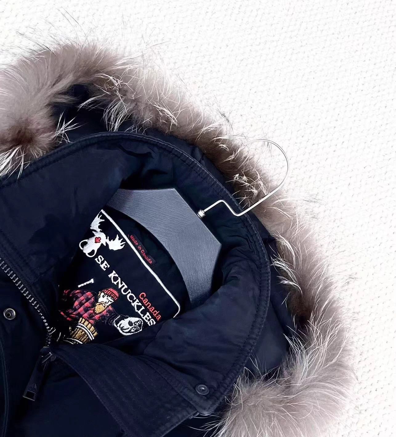 Moose Knuckles Moose Knuckles Black Scissors Logo Detachable Fur XS Size XS / US 0-2 / IT 36-38 - 3 Thumbnail