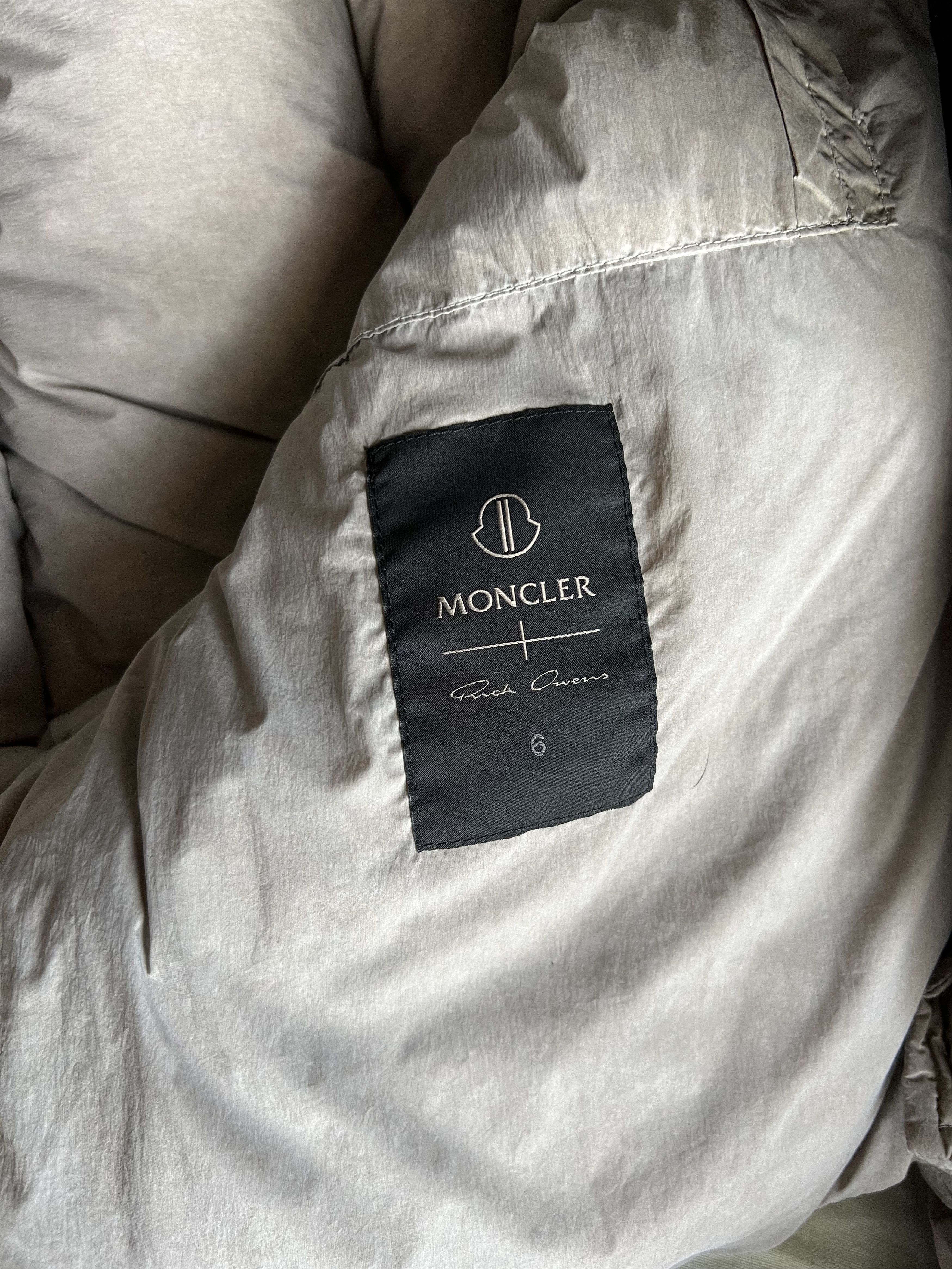 Moncler × Rick Owens Rick Owens Moncler Cyclopic Jacket in Dirt Size US XL / EU 56 / 4 - 12 Thumbnail