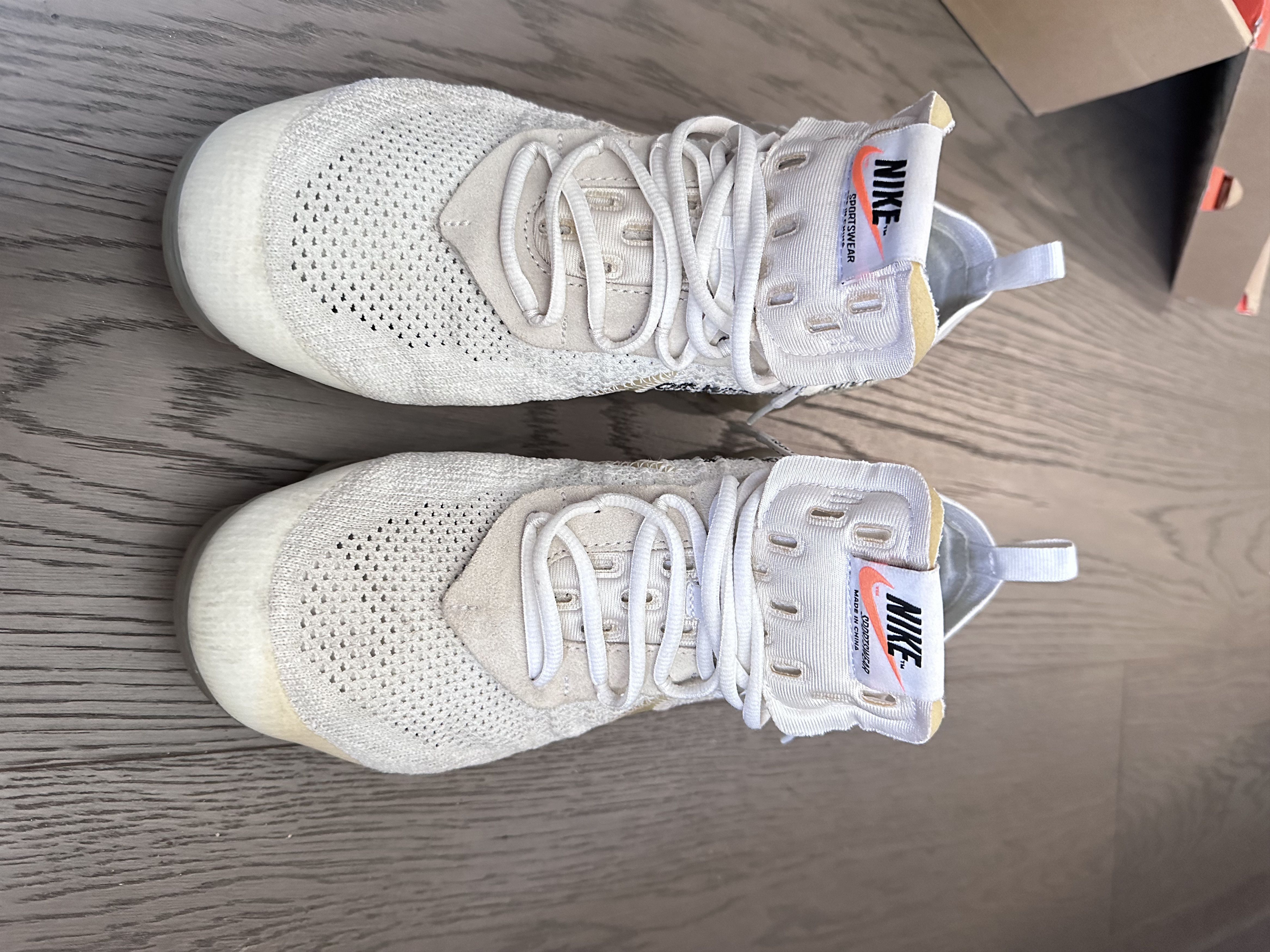 Nike × Off-White Nike Off White VaporMax White 2018 Size US 10.5 / EU 43-44 - 7 Thumbnail