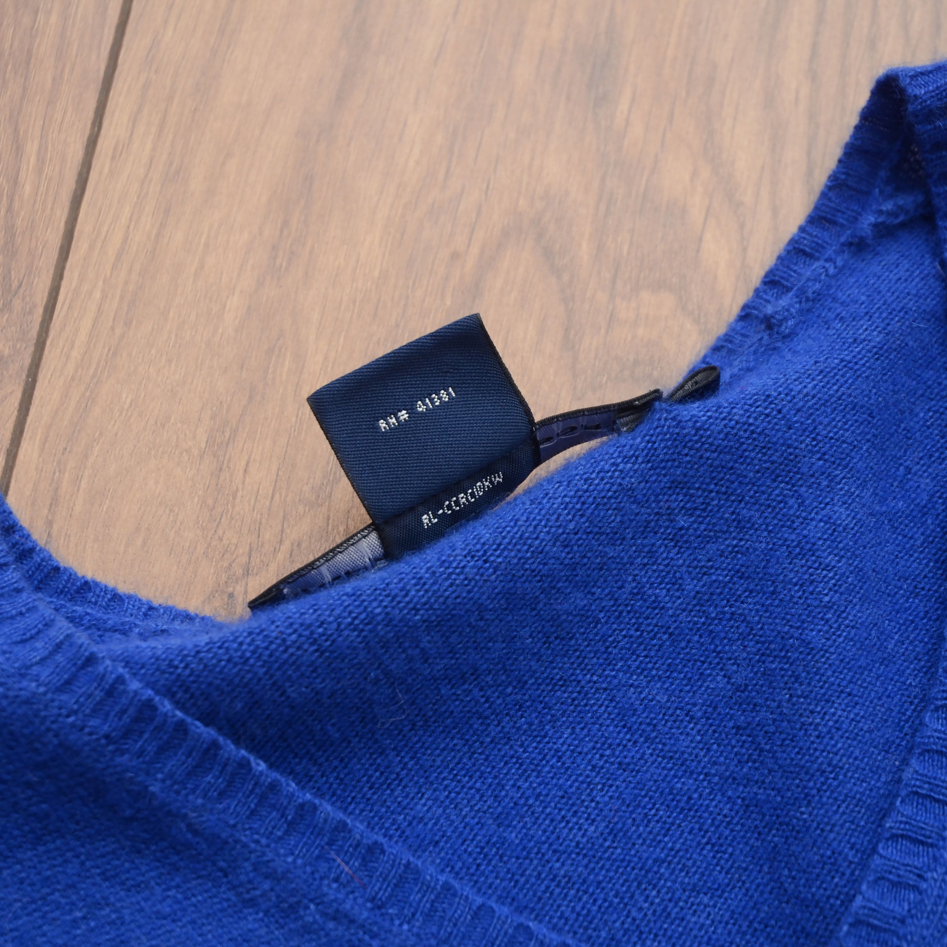 Ralph Lauren Sport Ralph Lauren Sport Royal Blue Merino Wool Cashmere Sweater Size XS / US 0-2 / IT 36-38 - 10 Thumbnail