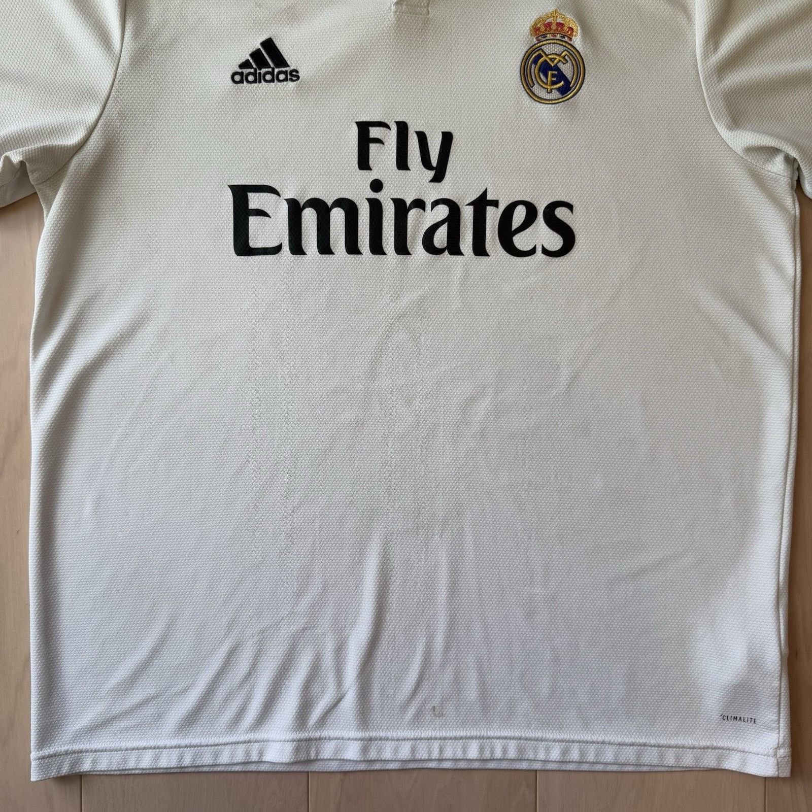 Adidas Real Madrid Jersey XL WhiteAdidas Sportswear Ronaldo Soccer Size US XL / EU 56 / 4 - 4 Thumbnail