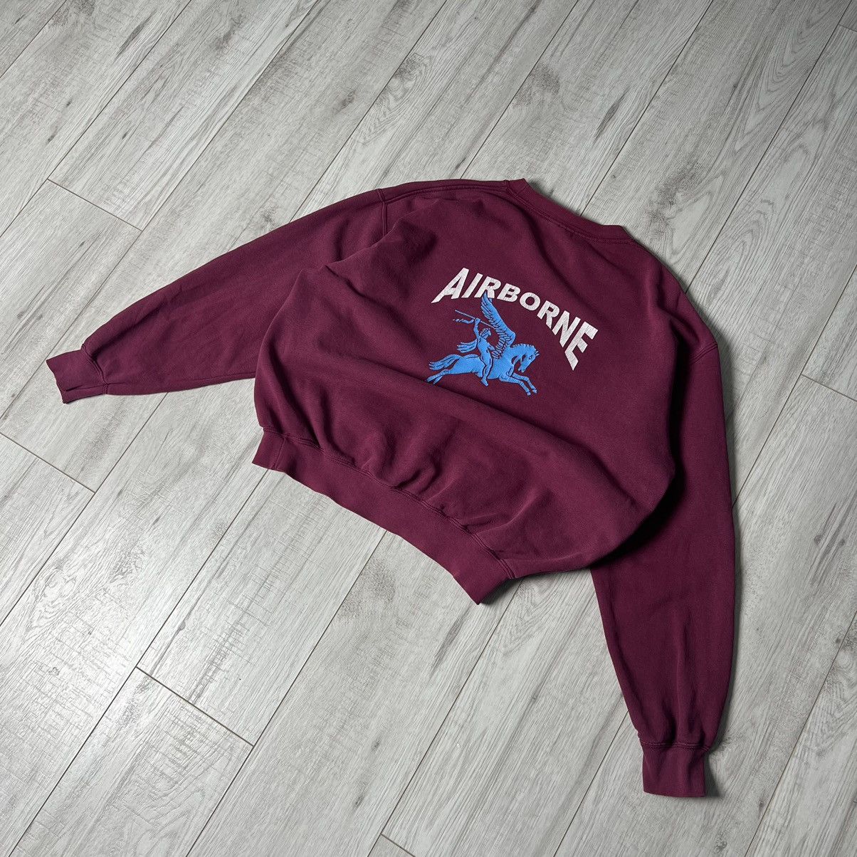 Other Airborne Vintage Military Sweatshirt Size US L / EU 52-54 / 3 - 1 Thumbnail