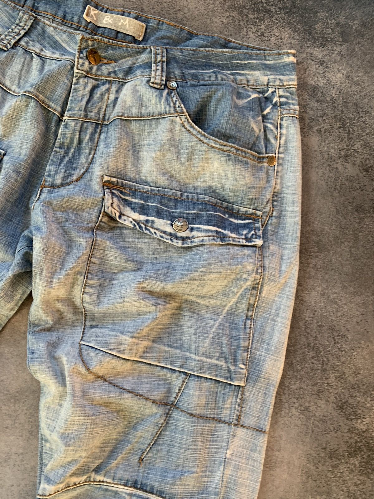 Hysteric Glamour × Japanese Brand Vintage Rick Owens Junya Watanabe Style Washed Jeans Size US 34 / EU 50 - 15 Thumbnail