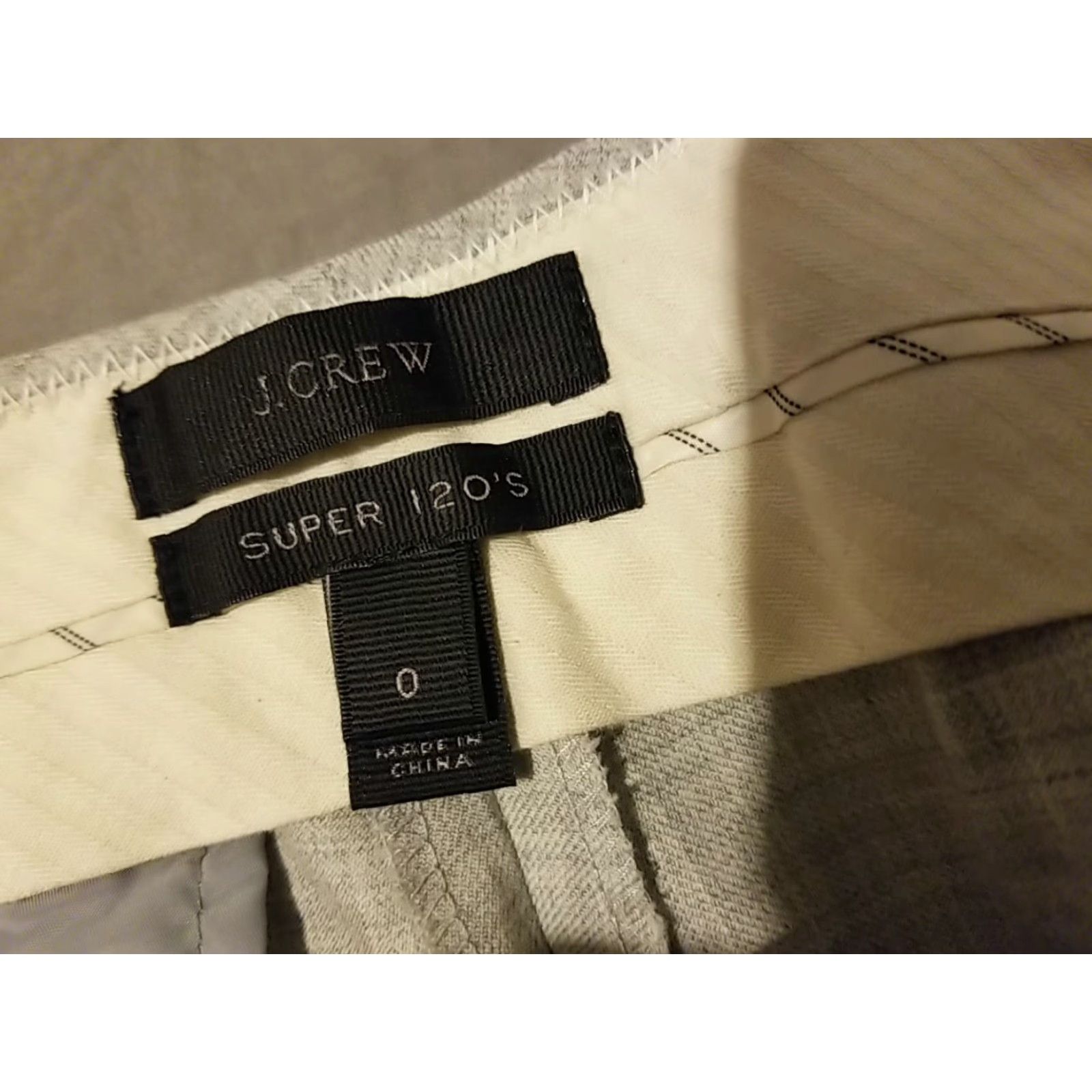 J.Crew Womens J. Crew Wool Dress Pants 0 Khaki Beige Slack Chino Trouser Dress Pants Womens J.CREW 0 Beige Wool Pants Size 25" / US 0 / IT 36 - 5 Thumbnail