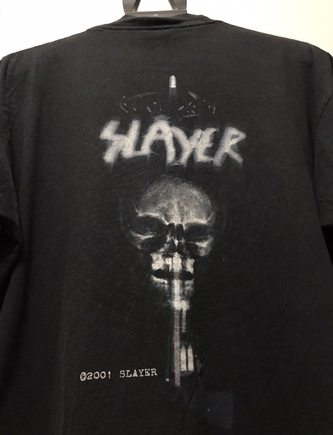 Band Tees × Vintage SLAYER 2001 CRAZY RARE TEE Size US XL / EU 56 / 4 - 4 Thumbnail