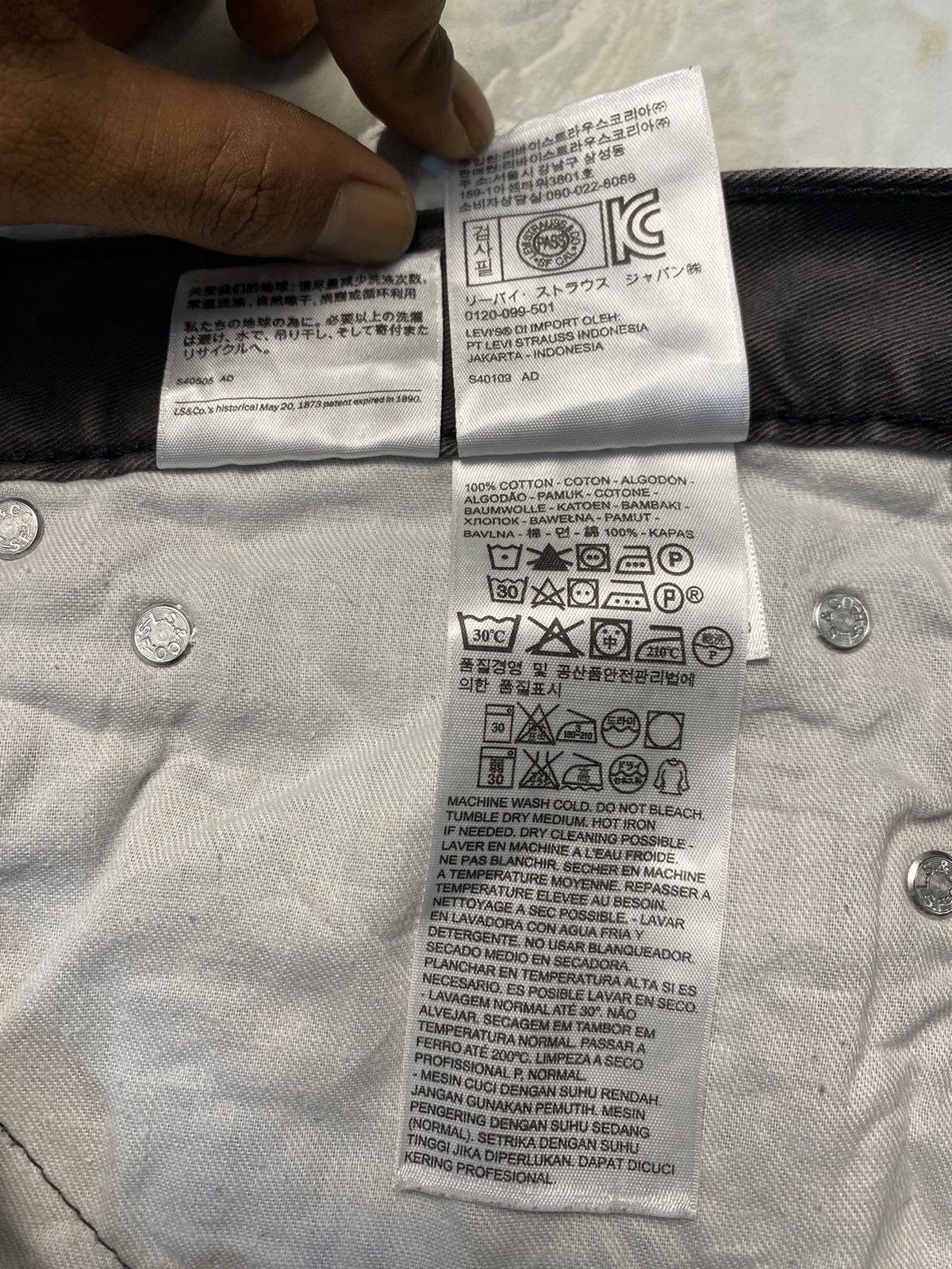 Levi's White Tab Levi’s 514 36x30 Size US 36 / EU 52 - 13 Thumbnail