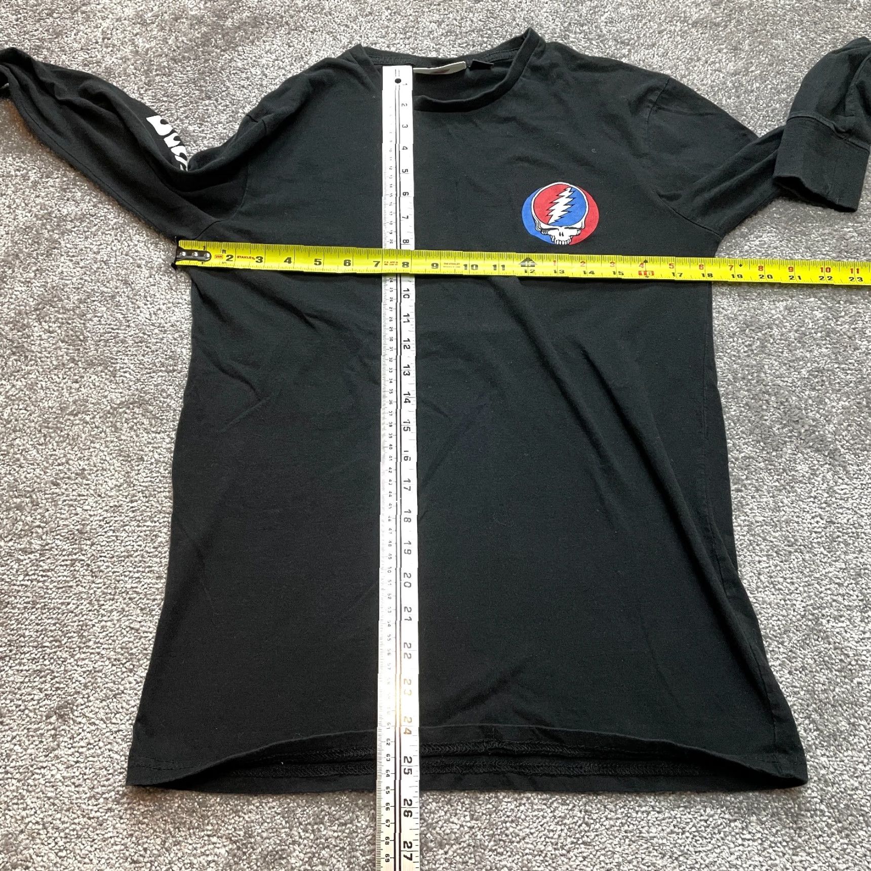 Vintage Grateful Dead Shirt Adult Small Black Long Sleeve Logo Skull Graphic Tee Size US S / EU 44-46 / 1 - 6 Thumbnail