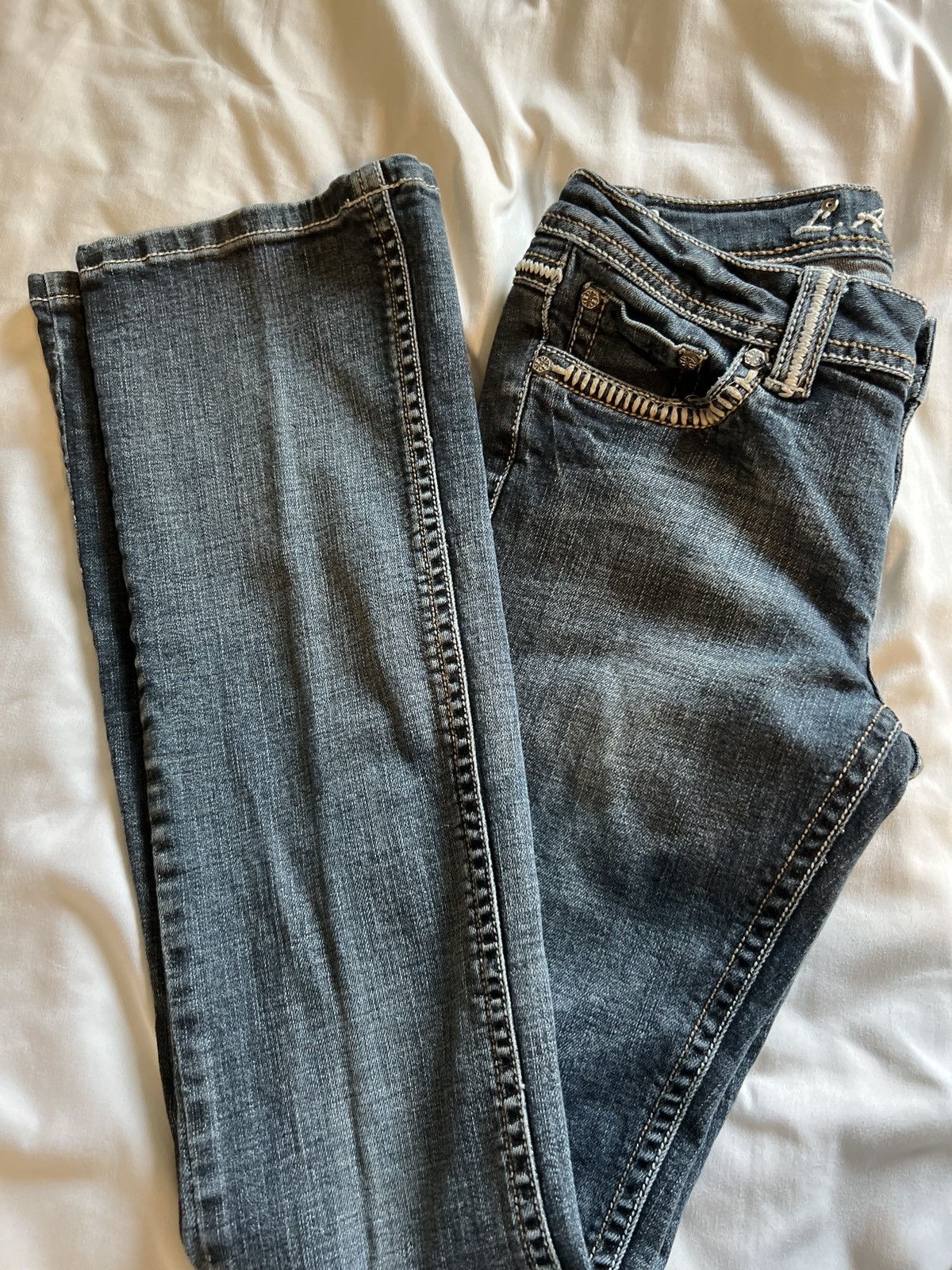 Vintage L.A. Idol USA Bootcut Jeans Size 28" / US 6 / IT 42 - 1 Thumbnail