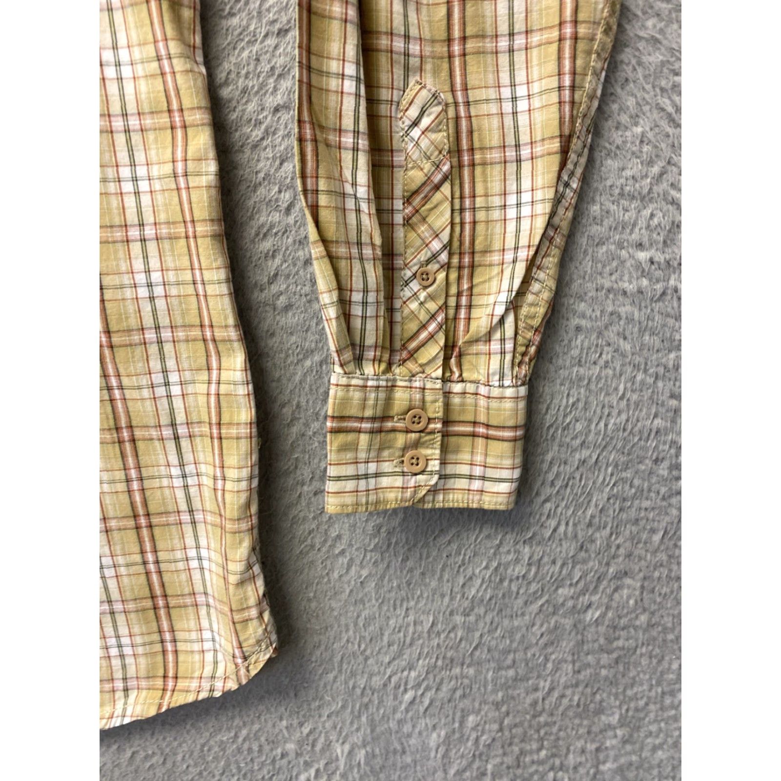 Timberland Timberland Shirt Mens Large Tan Plaid Long Sleeve Button Front Casual Size US L / EU 52-54 / 3 - 7 Thumbnail