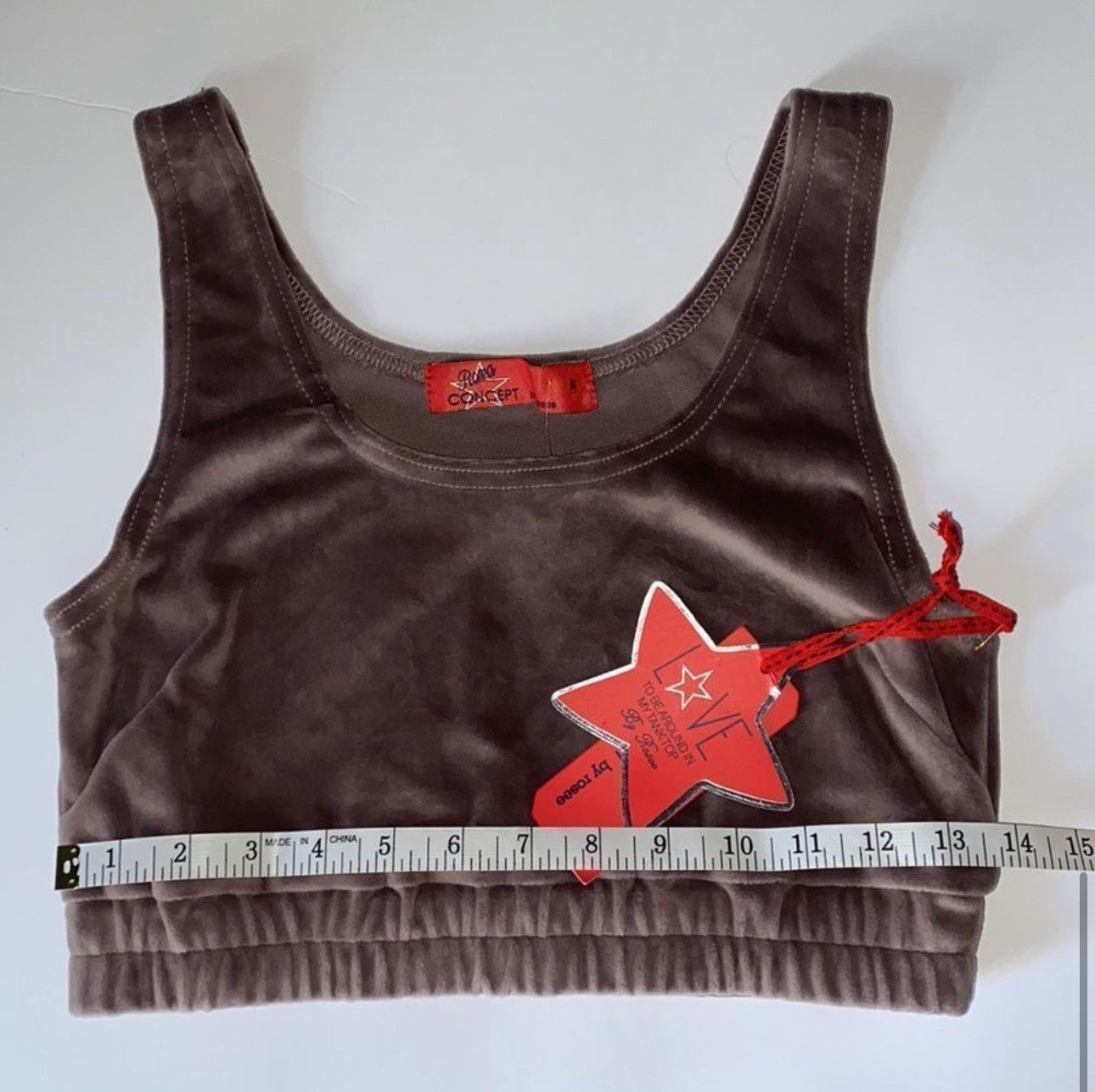 Other Boutique, Velvet/Velour, Sports Bra Style, Cropped Top Size M / US 6-8 / IT 42-44 - 6 Thumbnail