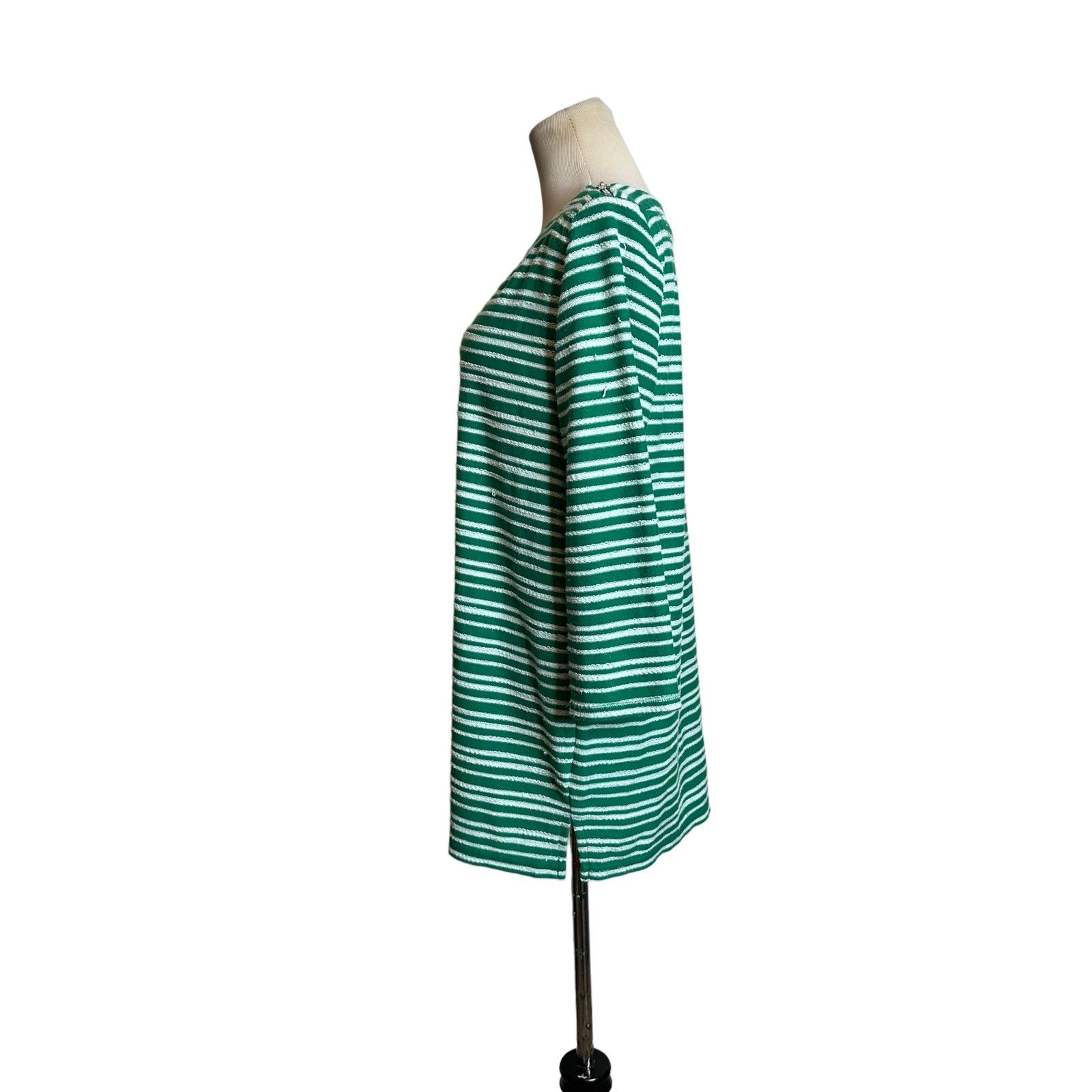 Liz Claiborne Liz Claiborne stripes knit tunic top size Medium Size M / US 6-8 / IT 42-44 - 11 Thumbnail