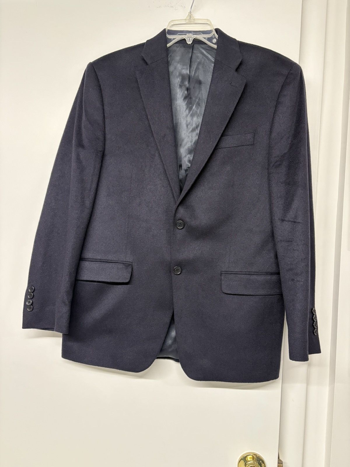 Neiman Marcus Men’s Neiman Marcus Navy Cashmere Sport Coat New SZ 40R Size US XXS / EU 40 - 2 Thumbnail