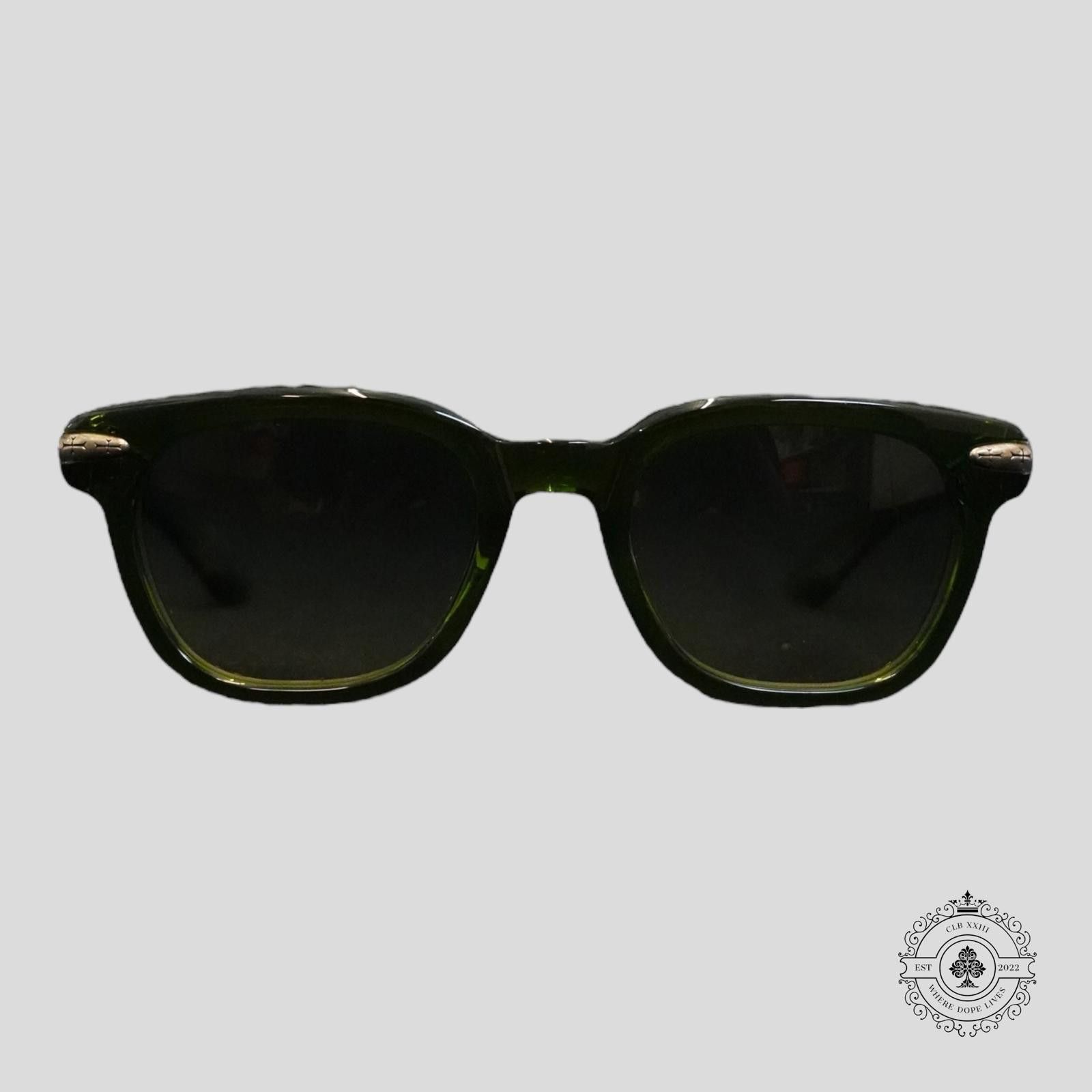 Chrome Hearts Chrome Hearts Drippin Glasses in Marine/Silver Size ONE SIZE - 3 Thumbnail