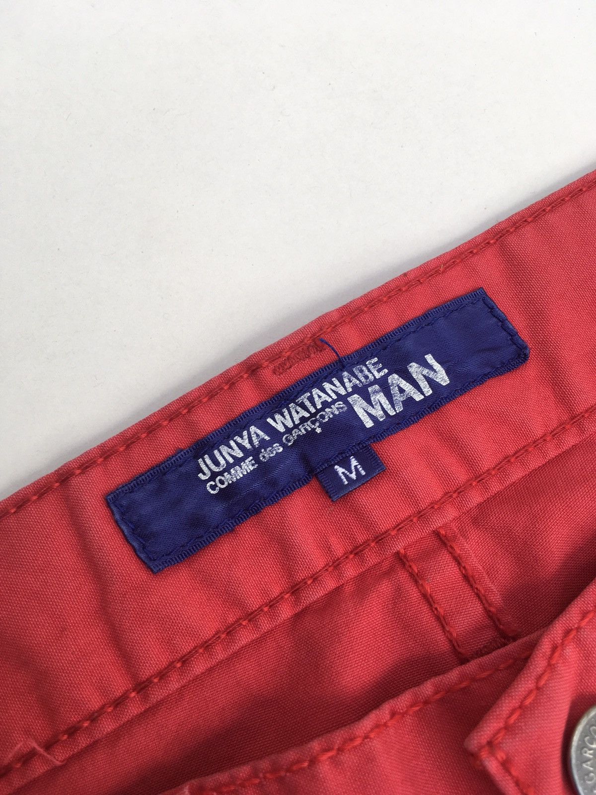 Junya Watanabe Junya Watanabe x COMME des GARÇONS MAN Red pants with print Size US 34 / EU 50 - 1 Thumbnail