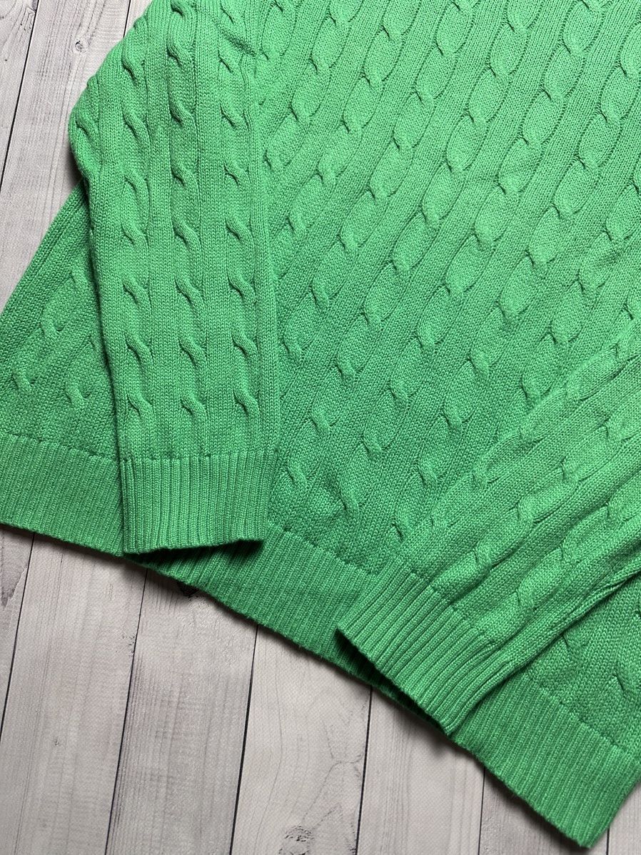 Vintage Vintage polo Ralph Lauren green sweater knitted rare green Size US XXL / EU 58 / 5 - 3 Thumbnail
