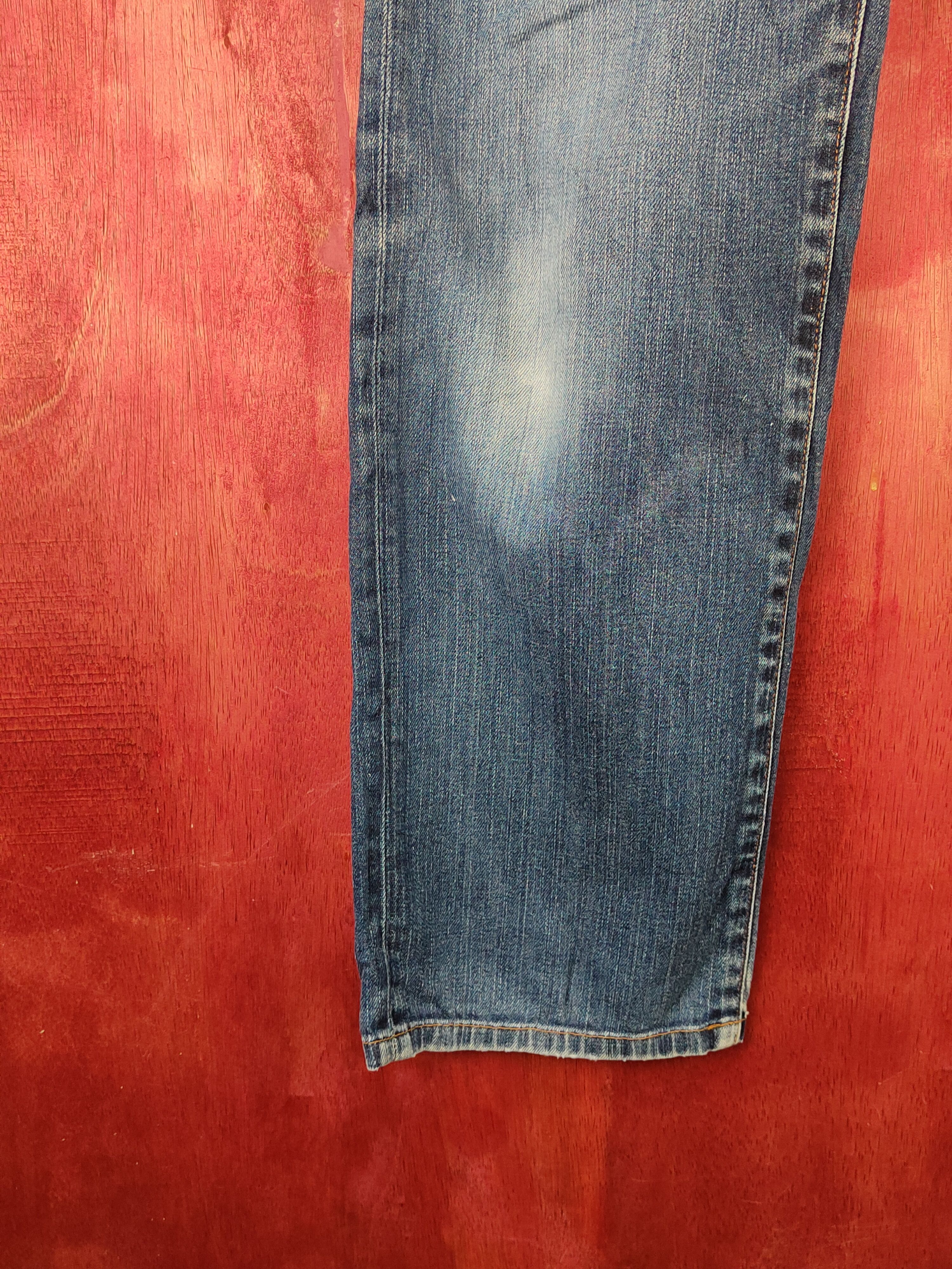 Japanese Brand Uniqlo Blue Distressed Ripped Jeans #S2216 Size US 29 - 4 Thumbnail
