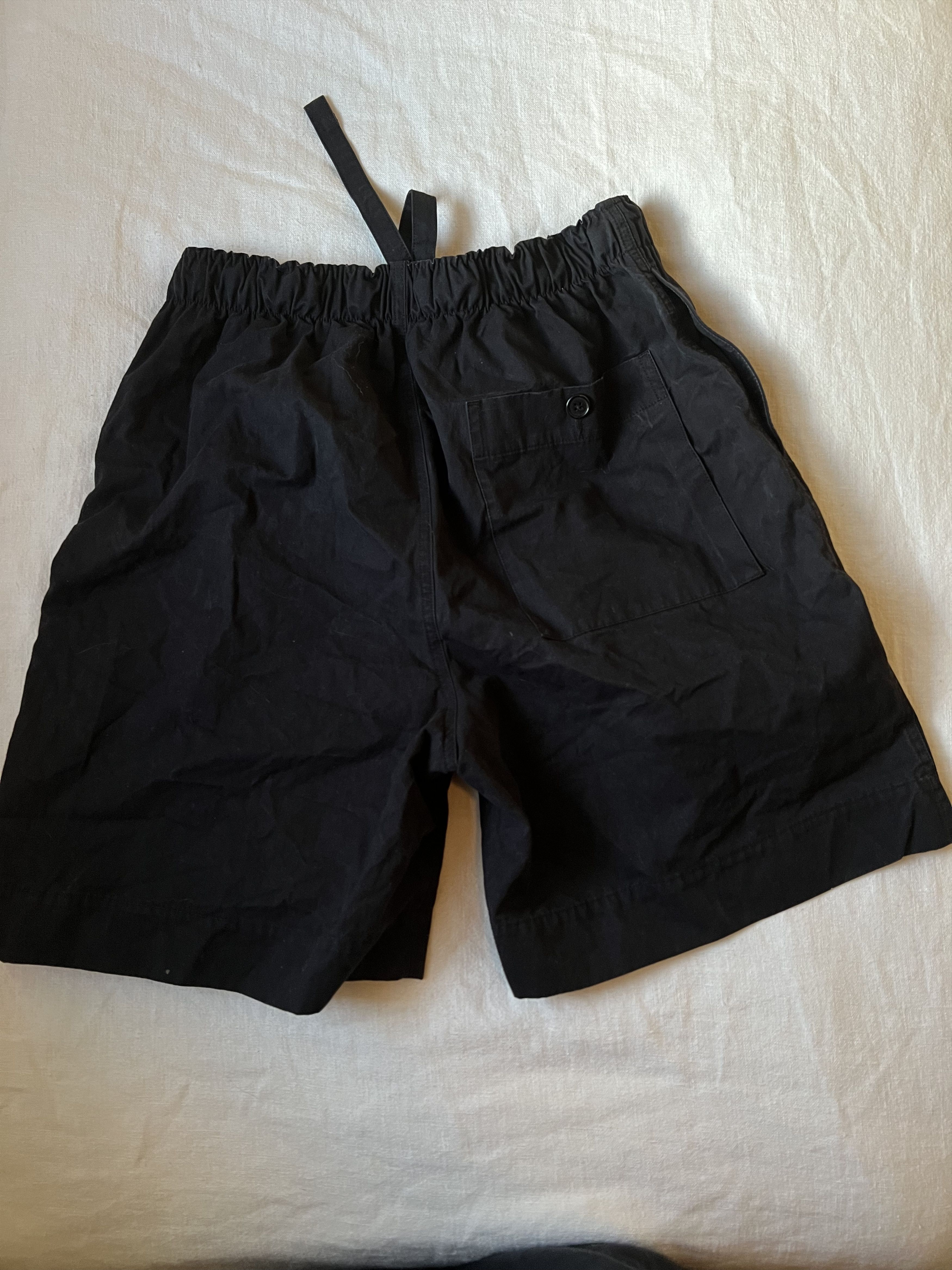 Margaret Howell Black Unisex Cotton Margaret Howell Drawstring Short Size US 32 / EU 48 - 2 Thumbnail