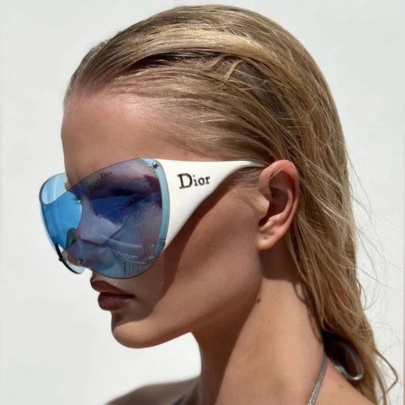 Dior ⚡️ Christian Dior Sunglasses Ski 1 Shield Mask Sport Vintage Size ONE SIZE - 1 Thumbnail