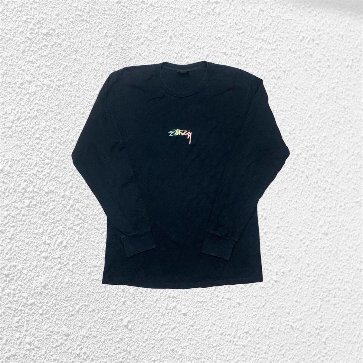 Stussy Stussy center embroidered logo longsleeve tee Size US M / EU 48-50 / 2 - 2 Thumbnail