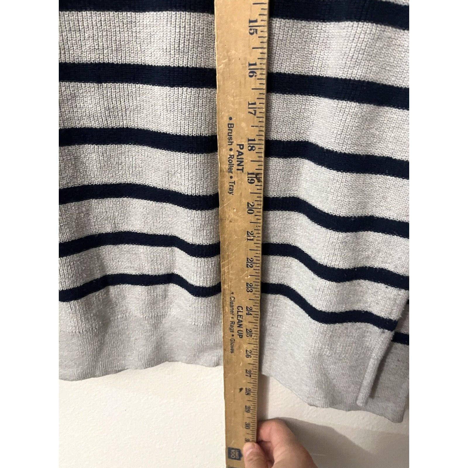 Nautica Nautica Mens Sweater Crew Neck Logo Cotton Gray M Size US M / EU 48-50 / 2 - 4 Thumbnail