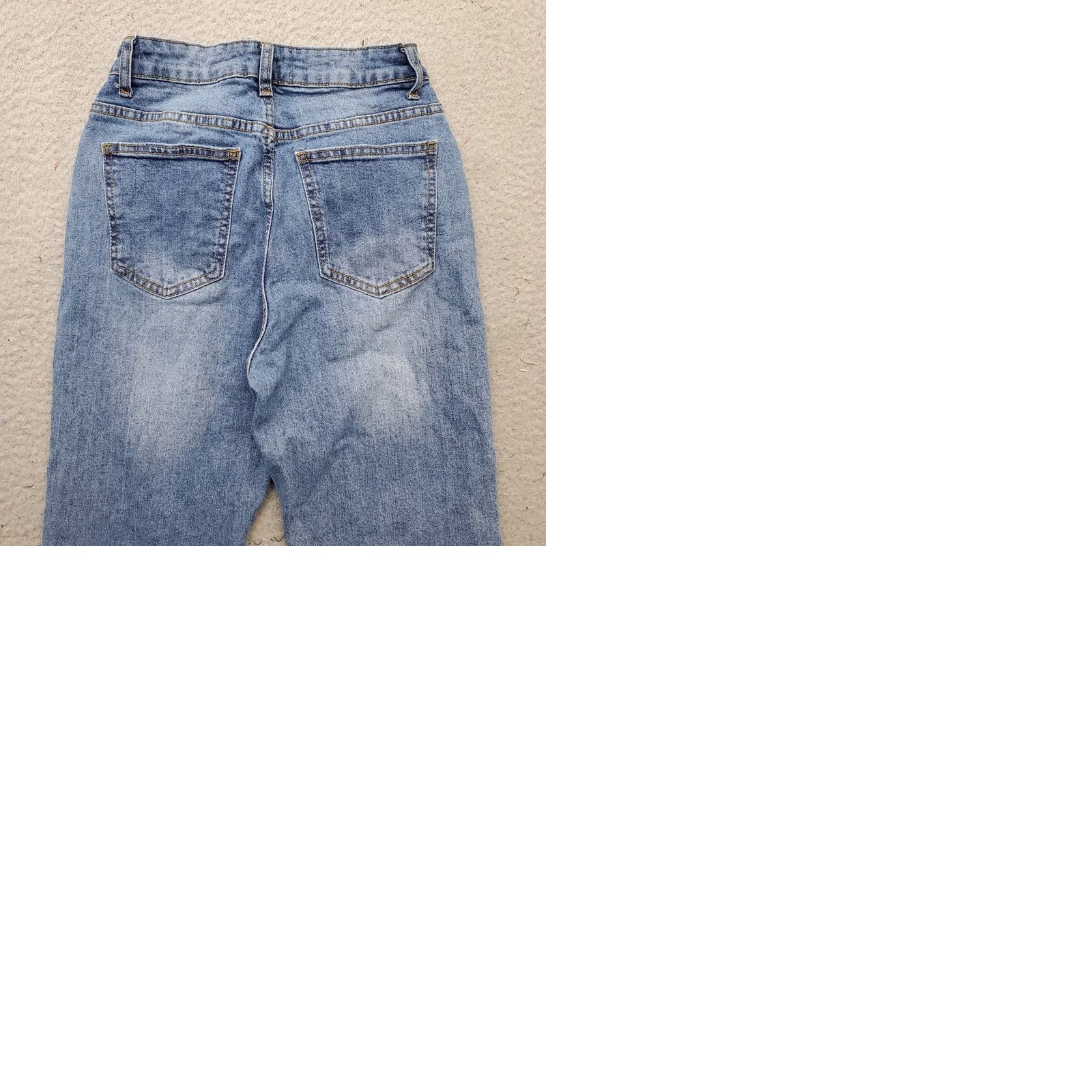 Cotton On Cotton On Womens 4 Jeans Main Mom Straight Denim Stretch Blue 5-Pocket Regular Inseam 26.5" Light Wash Vintage: No Size 27" / US 4 / IT 40 - 9 Thumbnail