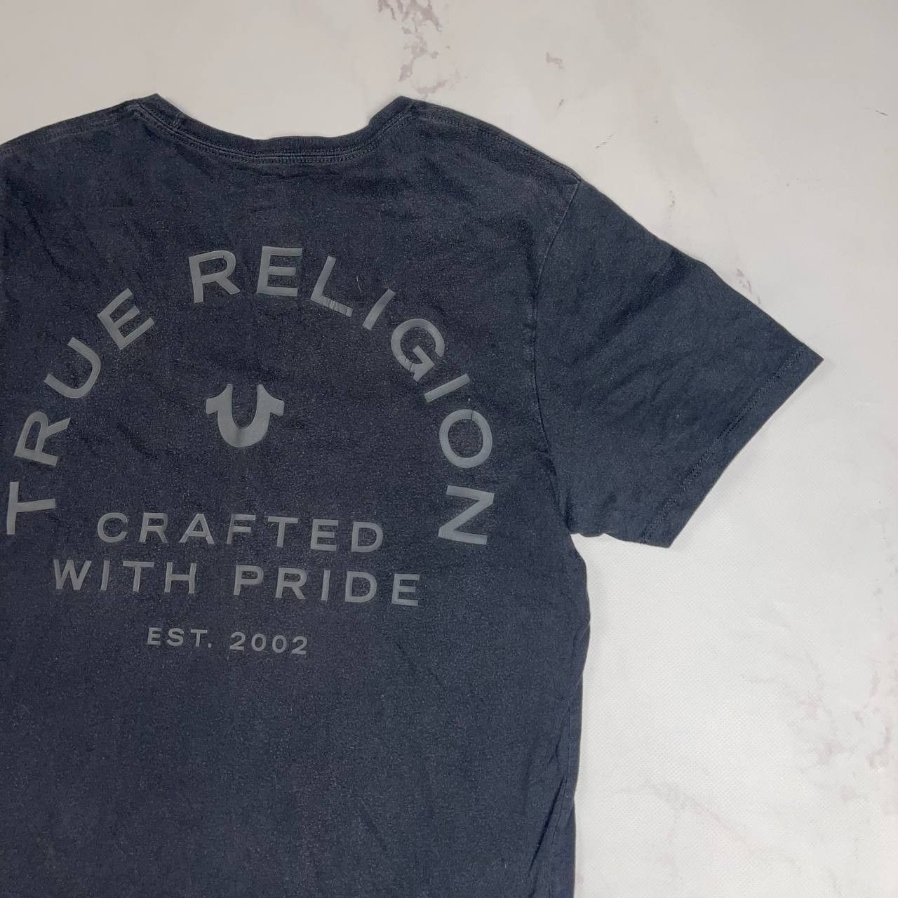 True Religion Vintage True Religion Faded T Shirt Hype Y2K Black M Size Size US M / EU 48-50 / 2 - 11 Thumbnail