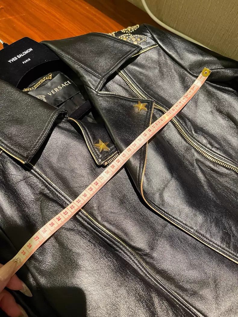 Versace Versace Leather coat Size US S / EU 44-46 / 1 - 8 Thumbnail