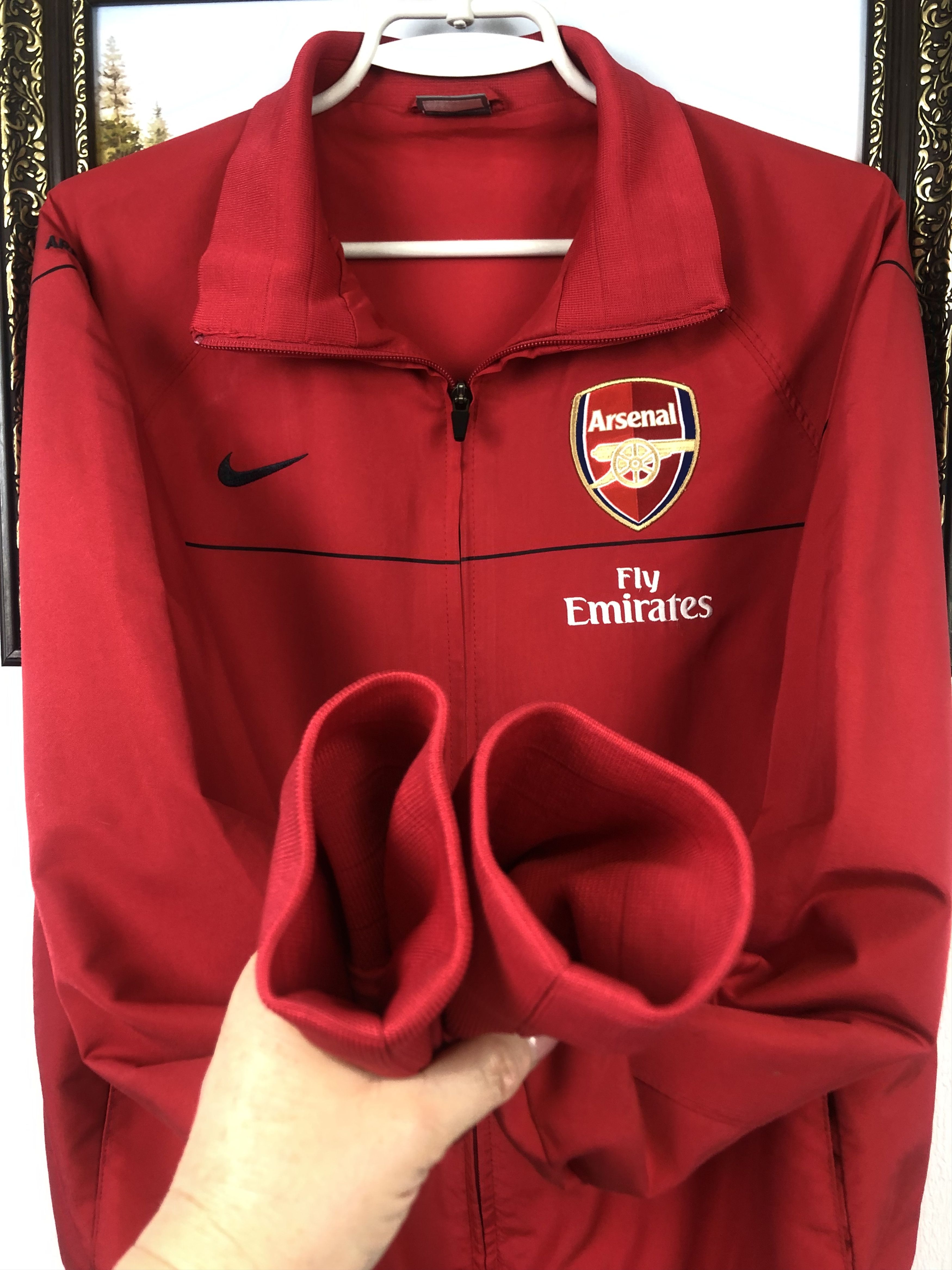 Nike Vintage Arsenal Football Soccer Jacket Gunners Track Top Size US M / EU 48-50 / 2 - 7 Thumbnail