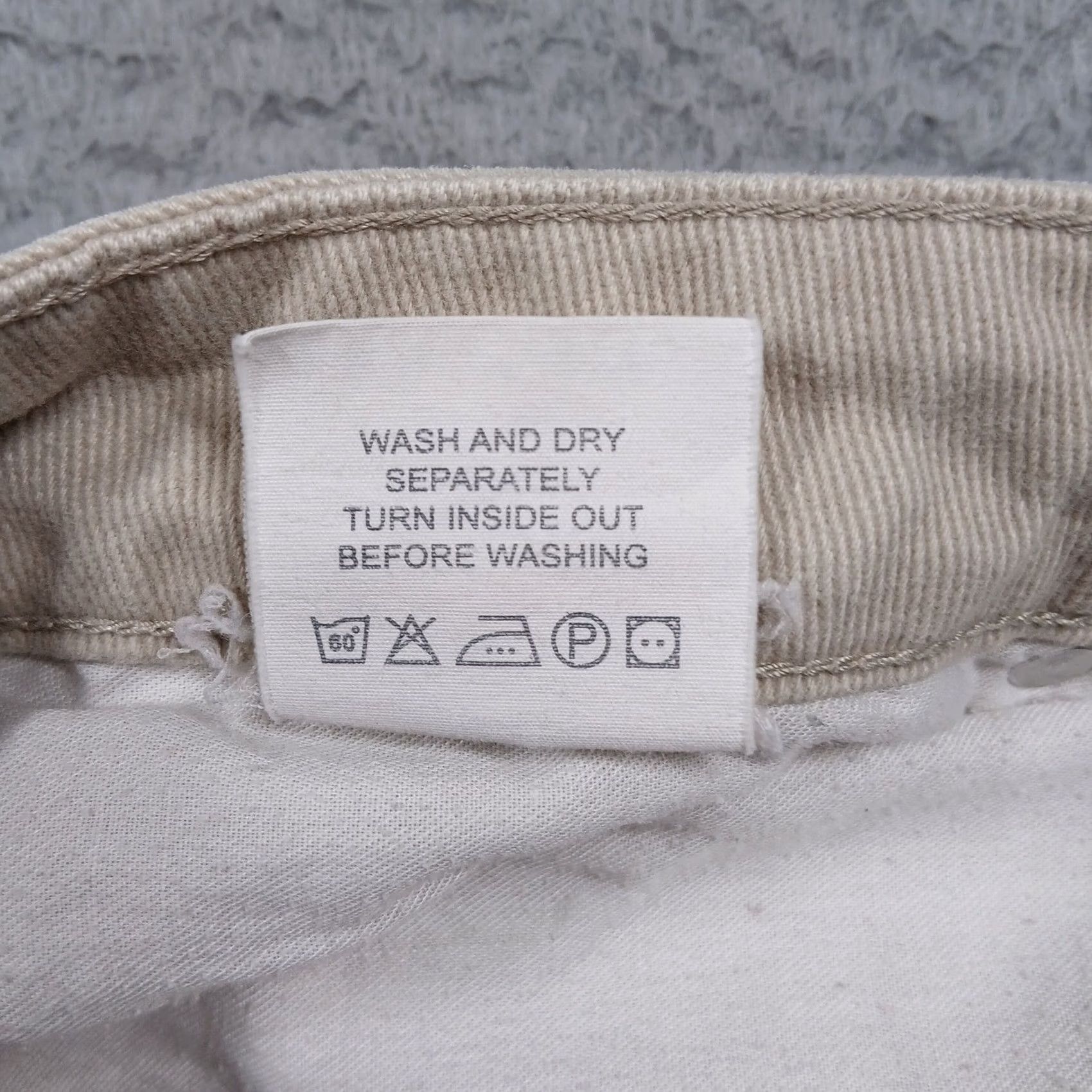 Lee Lee Men's 33 Tan 100% Cotton Straight Leg Pants Size US 33 - 6 Thumbnail