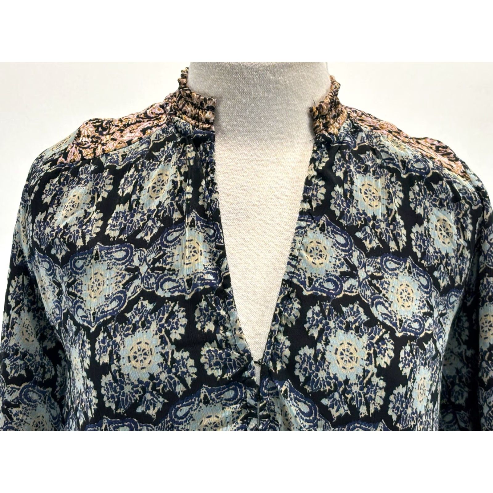 Free People Free People Dress Womens S Black Tunic Mini Boho Bell Sleeves NWT Size S / US 4 / IT 40 - 5 Thumbnail