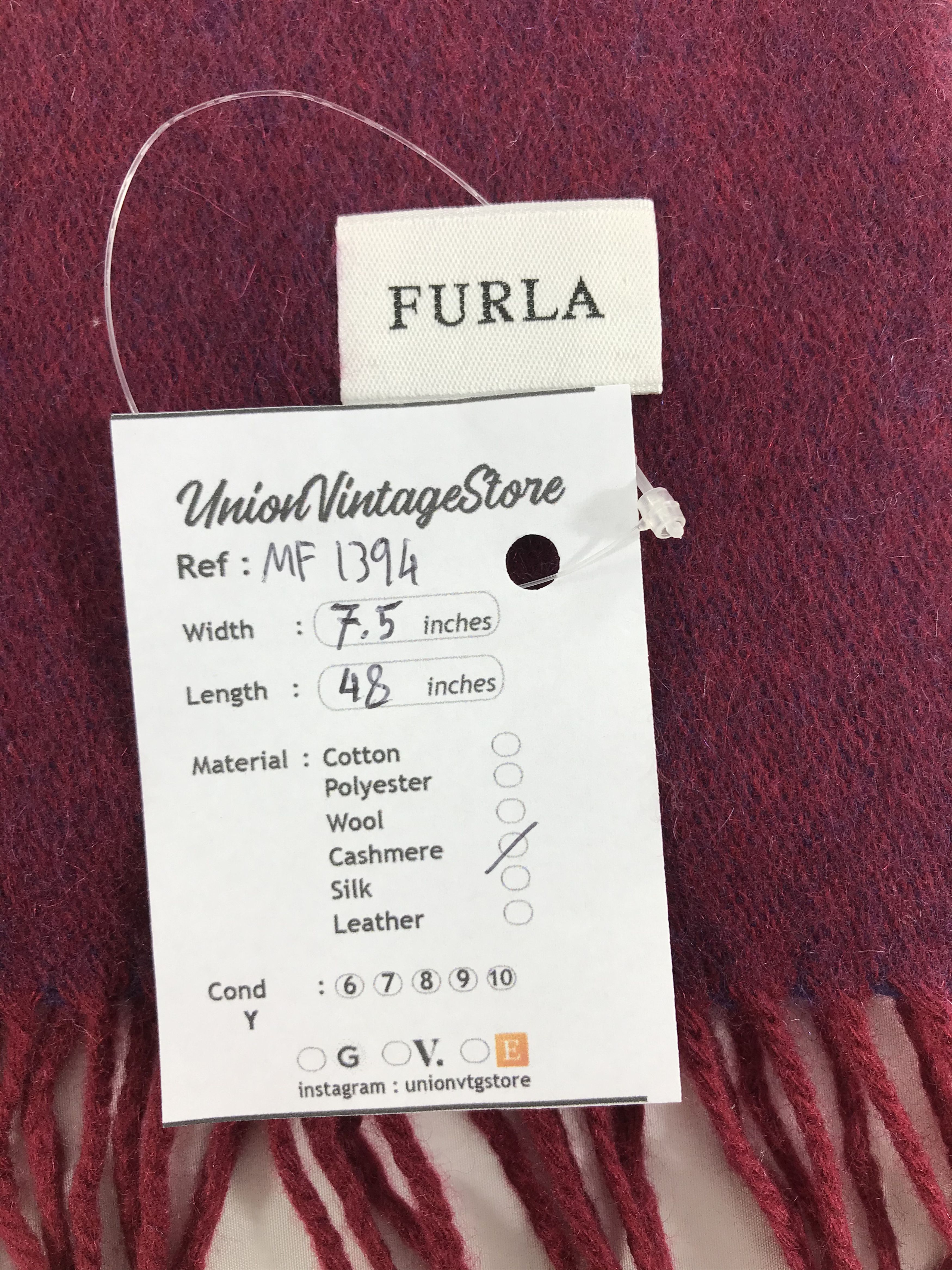 Furla Vintage Furla Scarf/Muffler/Neckwear MF1394 Size ONE SIZE - 4 Thumbnail