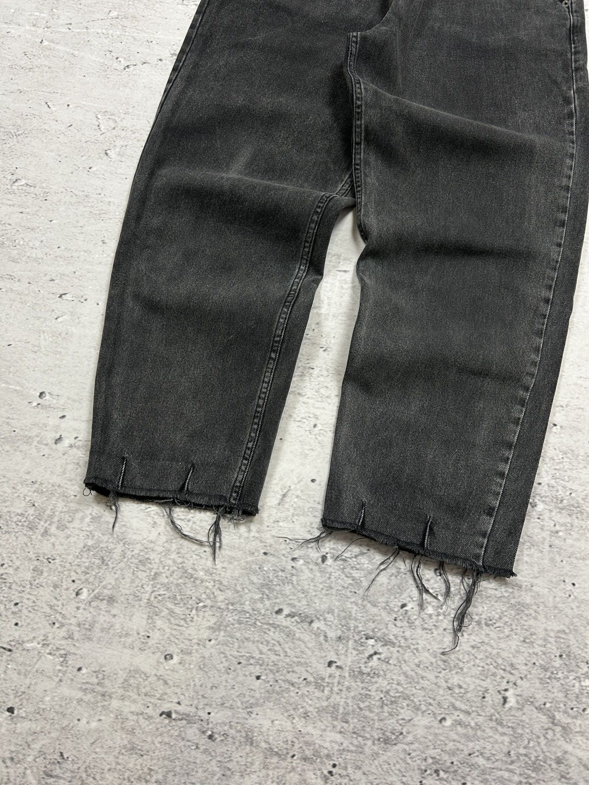 JNCO × Southpole × Vintage 💥FAST SALE💥Vintage Baggy Washed Black Cropped Denim Jeann Size US 32 / EU 48 - 4 Thumbnail
