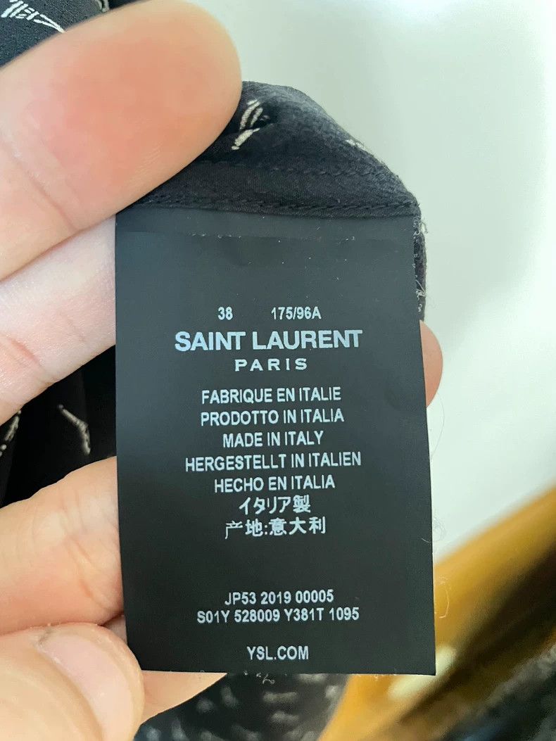 Saint Laurent Paris Saint laurent paris size 38 shirt 2506-Nextarrow Size US M / EU 48-50 / 2 - 3 Thumbnail