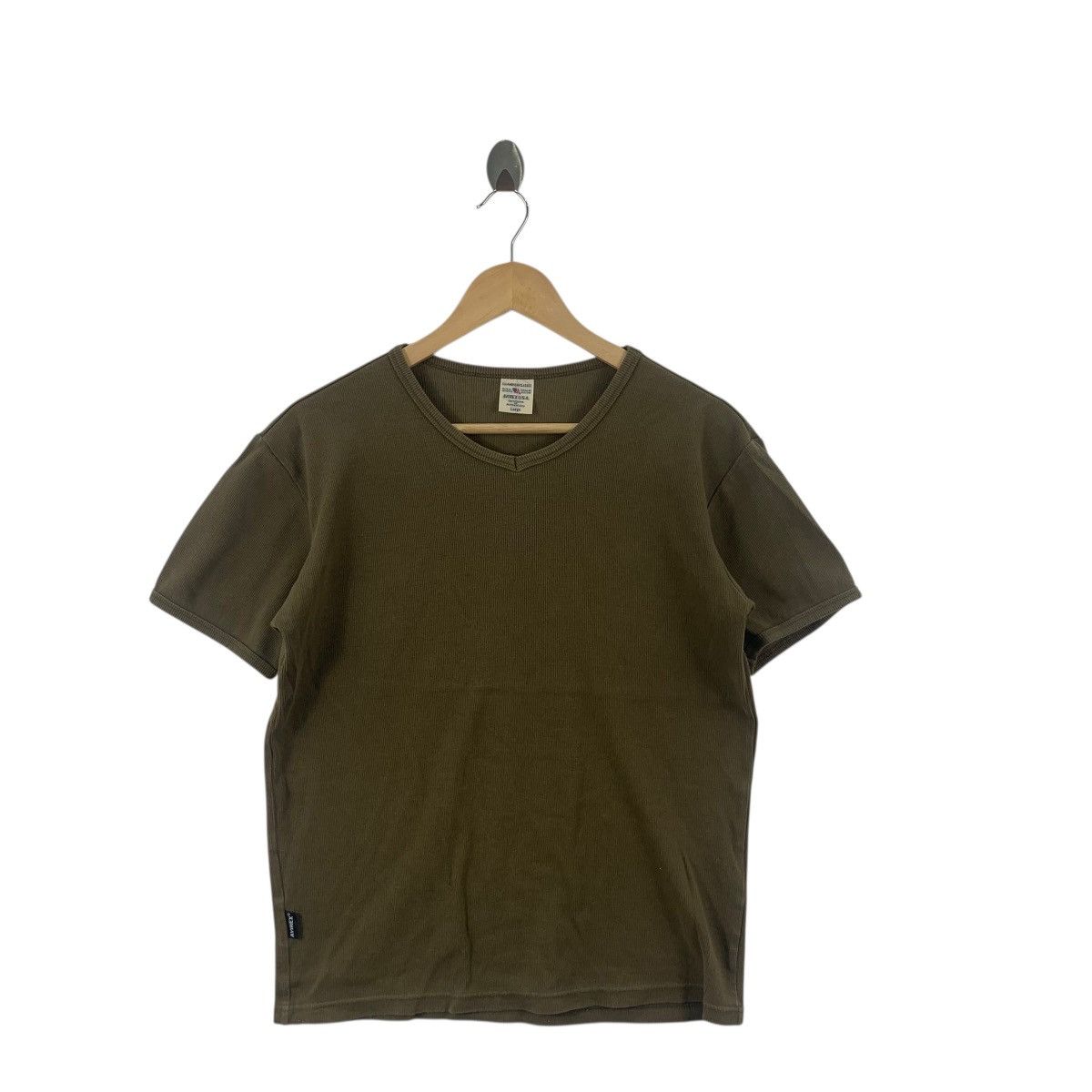 Avirex Vintage AVIREX USA AMERICAN Classic Waffle Tee Shirt Top Size L / US 10 / IT 46 - 3 Thumbnail