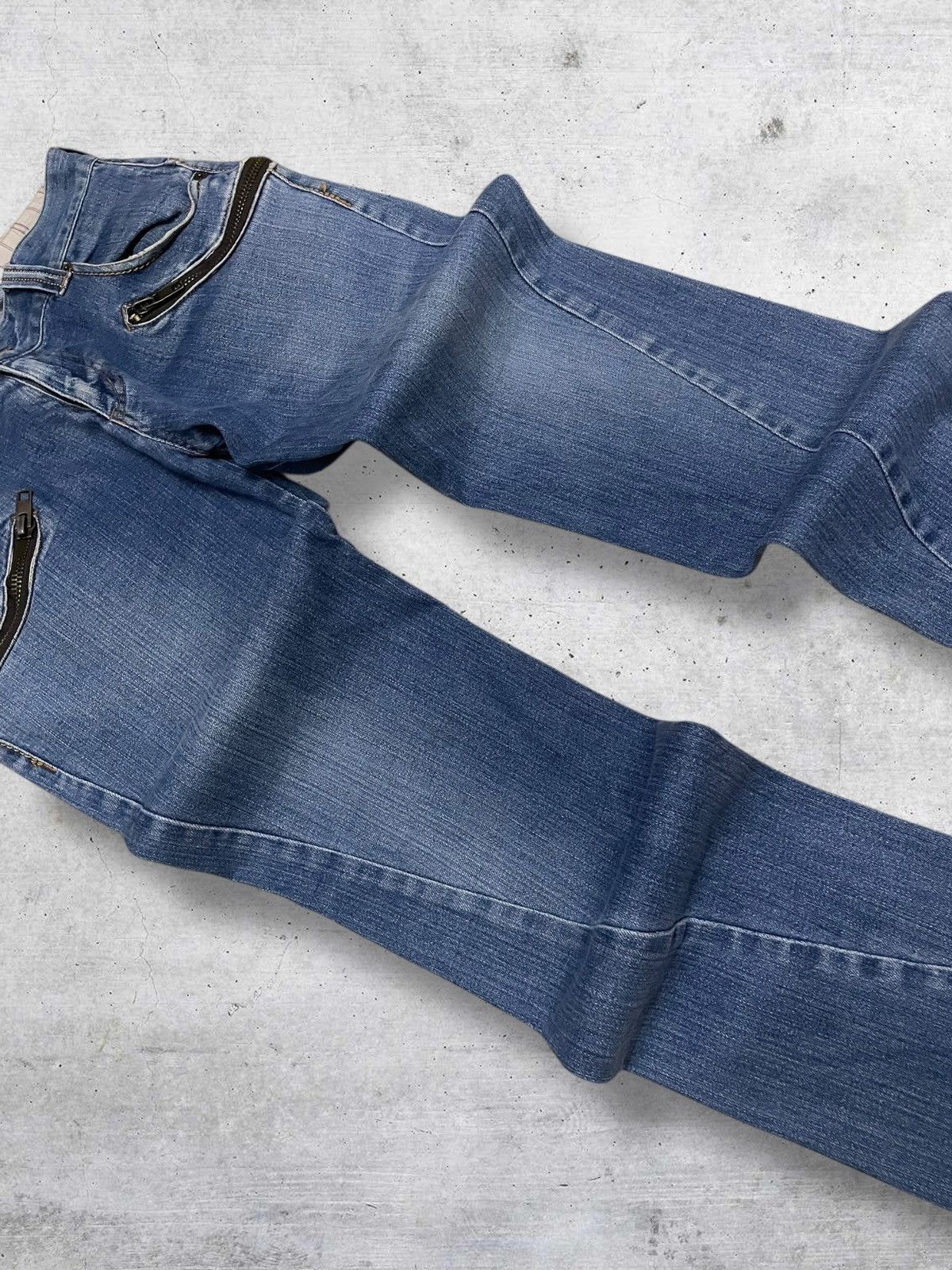 Japanese Brand VINTAGE RAGEBLUE CRAFTED JAPAN DESIGNER BLUEWASHED DENIM Size US 30 / EU 46 - 6 Thumbnail
