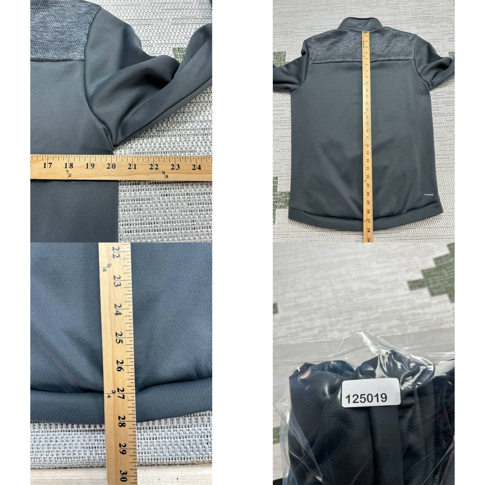 Adidas Adidas Team Issue Quarter Zip Sweatshirt Mens M Gray Mock Neck Climawarm Sweatshirt/Zip Pullover Athletic Reg Style Sports 1/4 Zip Mens Size US M / EU 48-50 / 2 - 8 Thumbnail