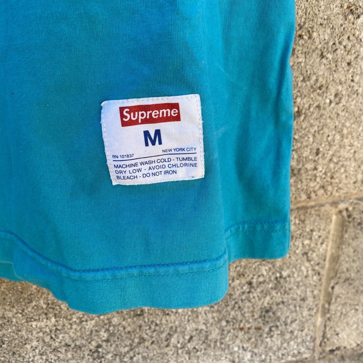 Supreme Supreme 2 Tone S/S Henley Shirt Blue Embroidery Medium Size US M / EU 48-50 / 2 - 5 Thumbnail