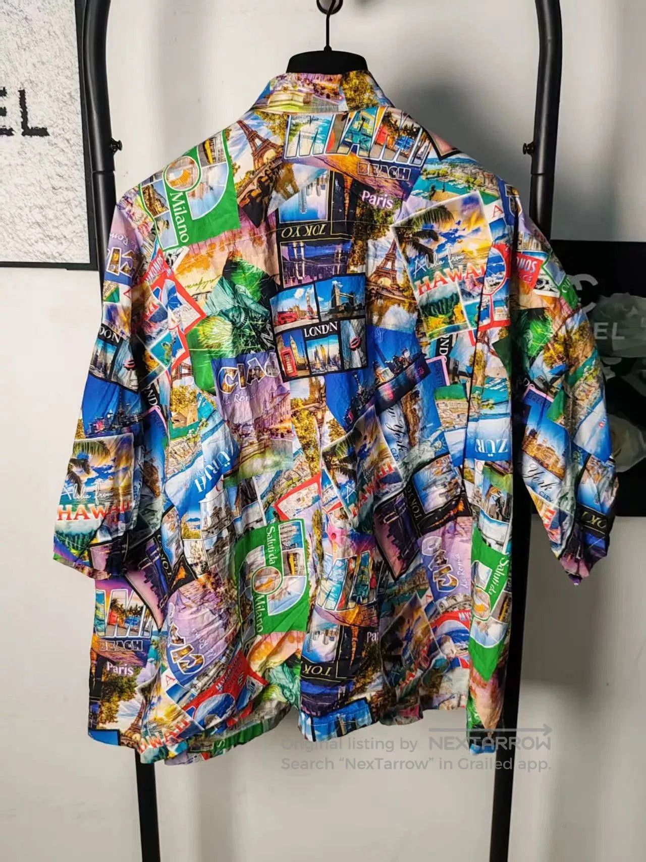 Balenciaga Balenciaga Colorful Short Sleeve Shirt. Size US M / EU 48-50 / 2 - 2 Thumbnail