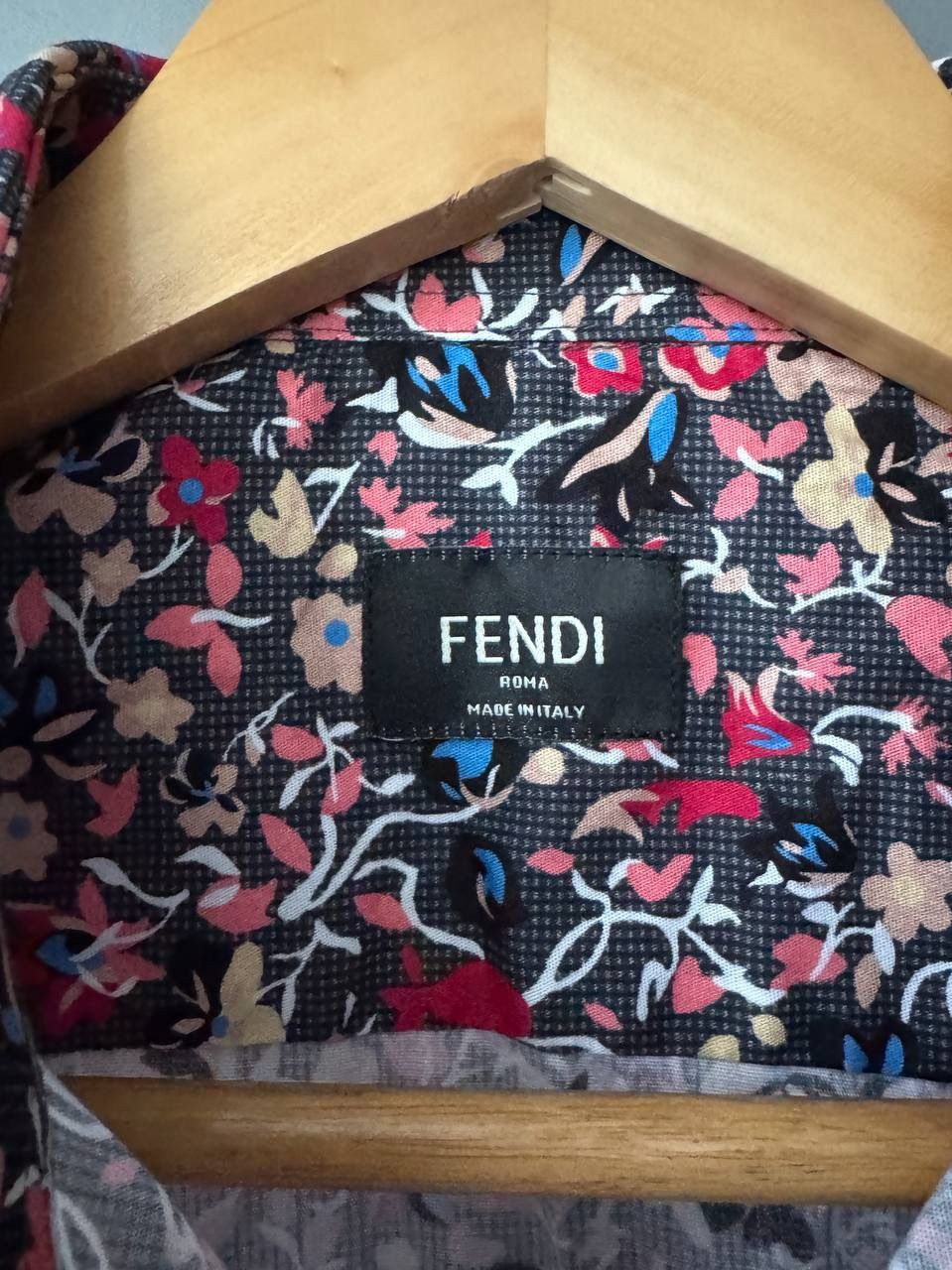 Fendi Fendi Floral Print Shirt Size US M / EU 48-50 / 2 - 8 Thumbnail