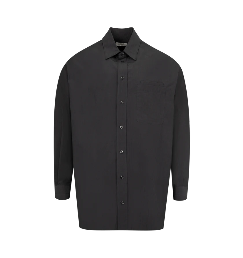 Lemaire o1h1sh11225 Double Pocket Shirt in Black Size US XS / EU 42 / 0 - 1 Thumbnail