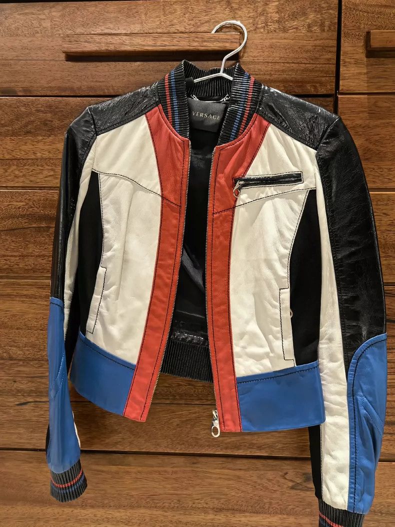 Versace Versace Women's leather jacket Size S / US 4 / IT 40 - 4 Thumbnail